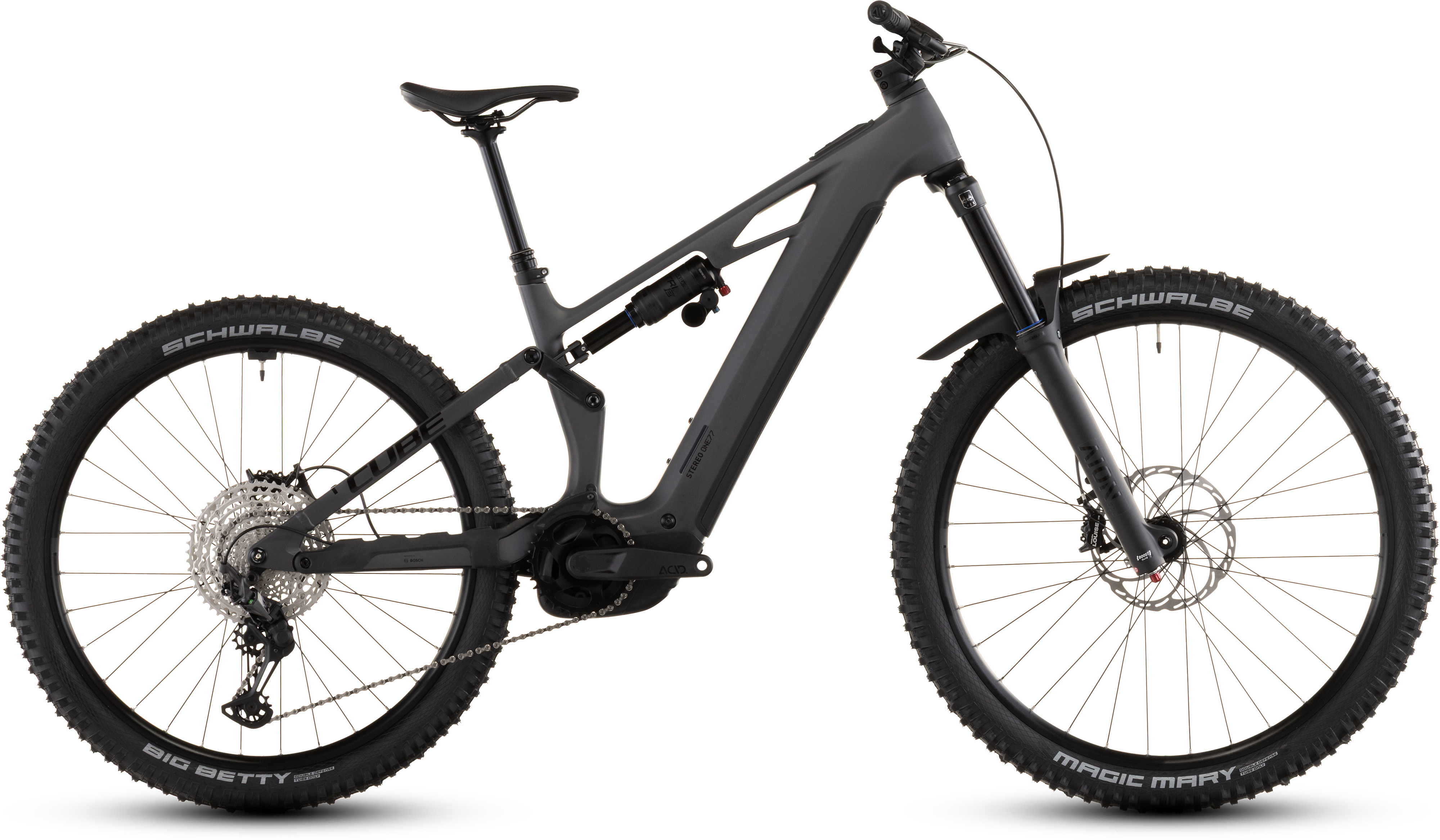 Ciclism - BICICLETA ELECTRICA CUBE STEREO HYBRID ONE77 HPC RACE 800 IRONGREY BLACK 2026 S
