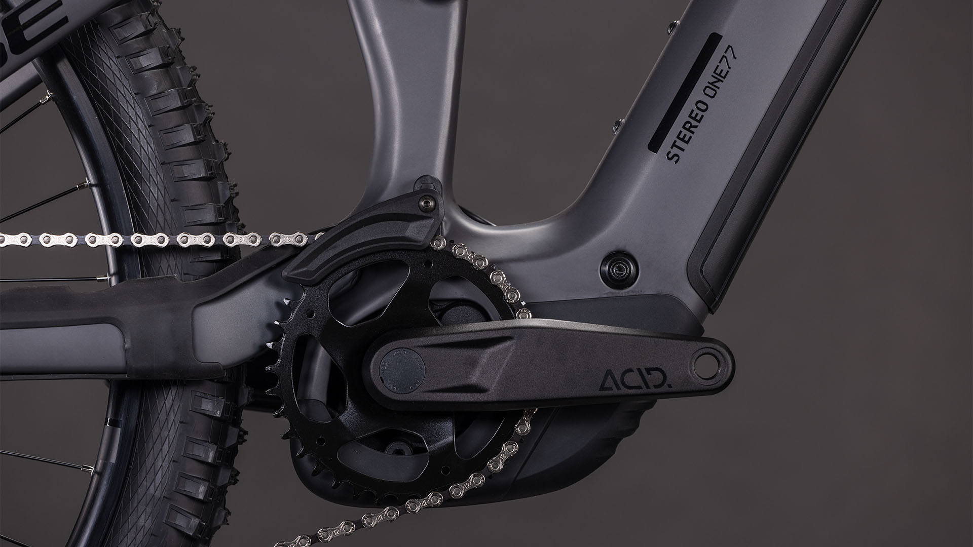 BICICLETA ELECTRICA CUBE STEREO HYBRID ONE77 HPC RACE 800 IRONGREY BLACK 2026 S [3]