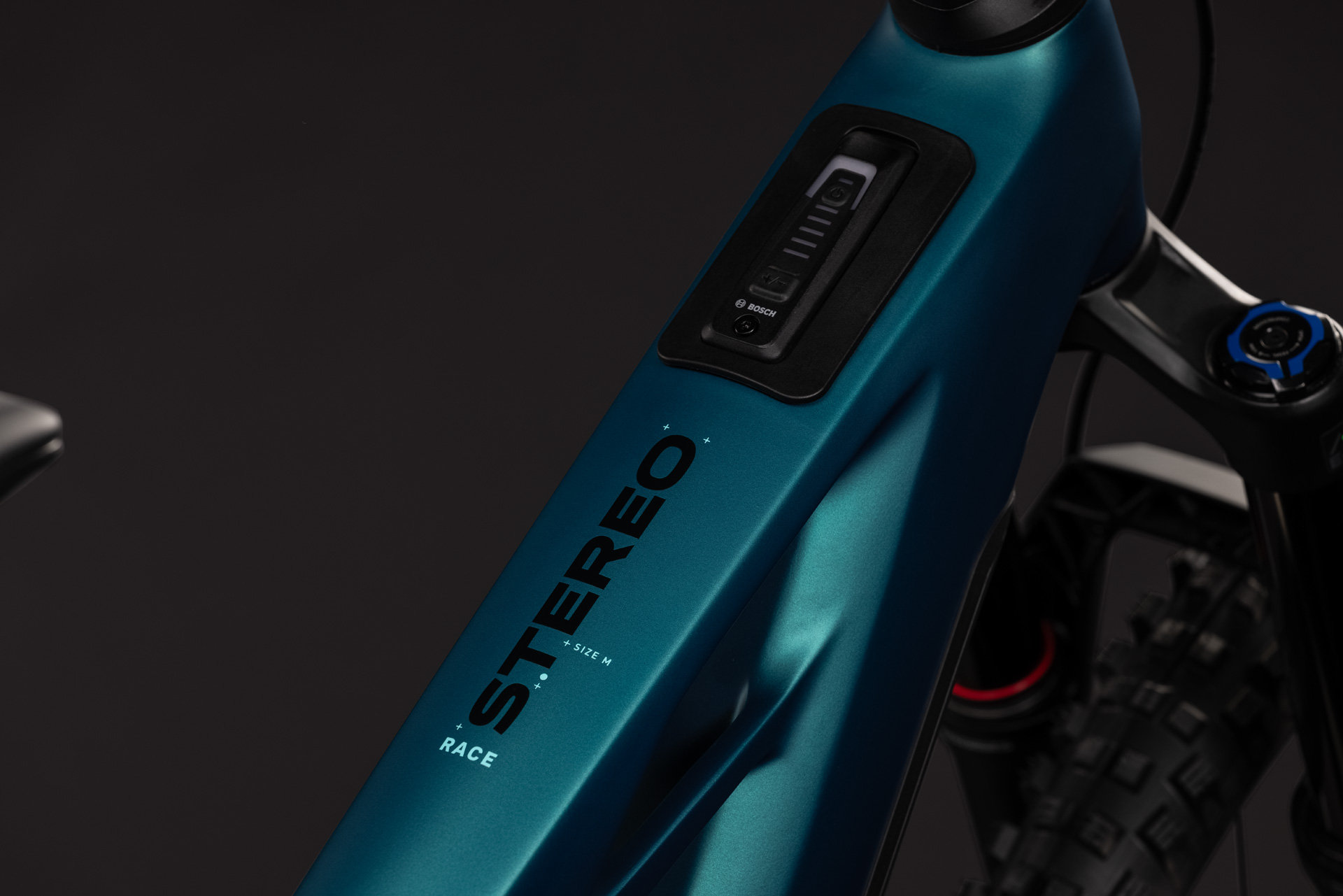 BICICLETA ELECTRICA CUBE STEREO HYBRID ONE77 HPC RACE 800 METALLICPETROL BLACK 2027 L [2]