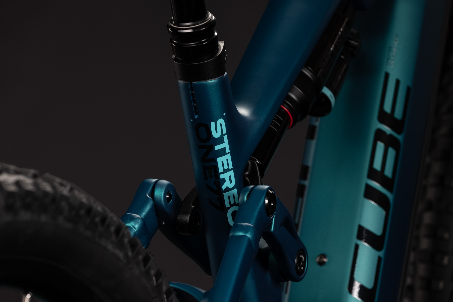 BICICLETA ELECTRICA CUBE STEREO HYBRID ONE77 HPC RACE 800 METALLICPETROL BLACK 2027 L [3]