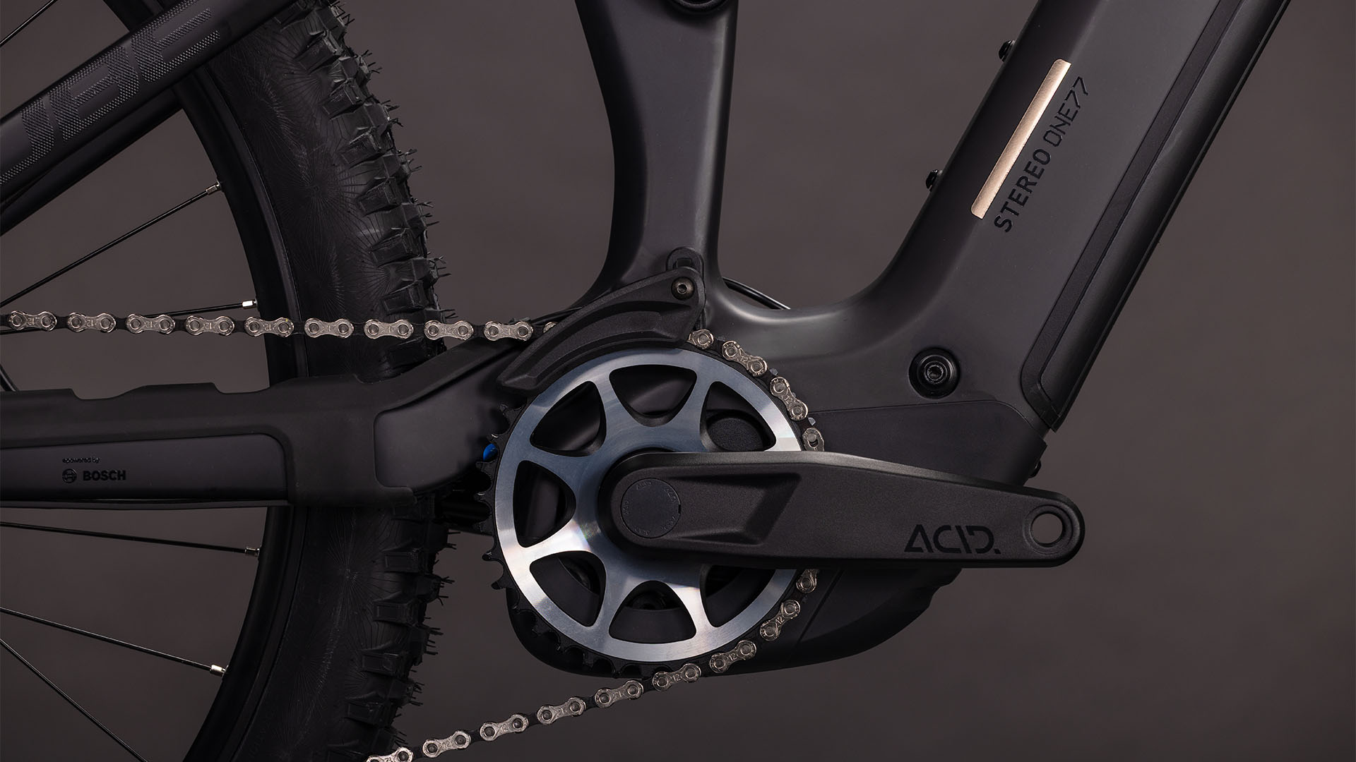 BICICLETA ELECTRICA CUBE STEREO HYBRID ONE77 HPC SLX 800 BLACKLINE 2026 M [2]