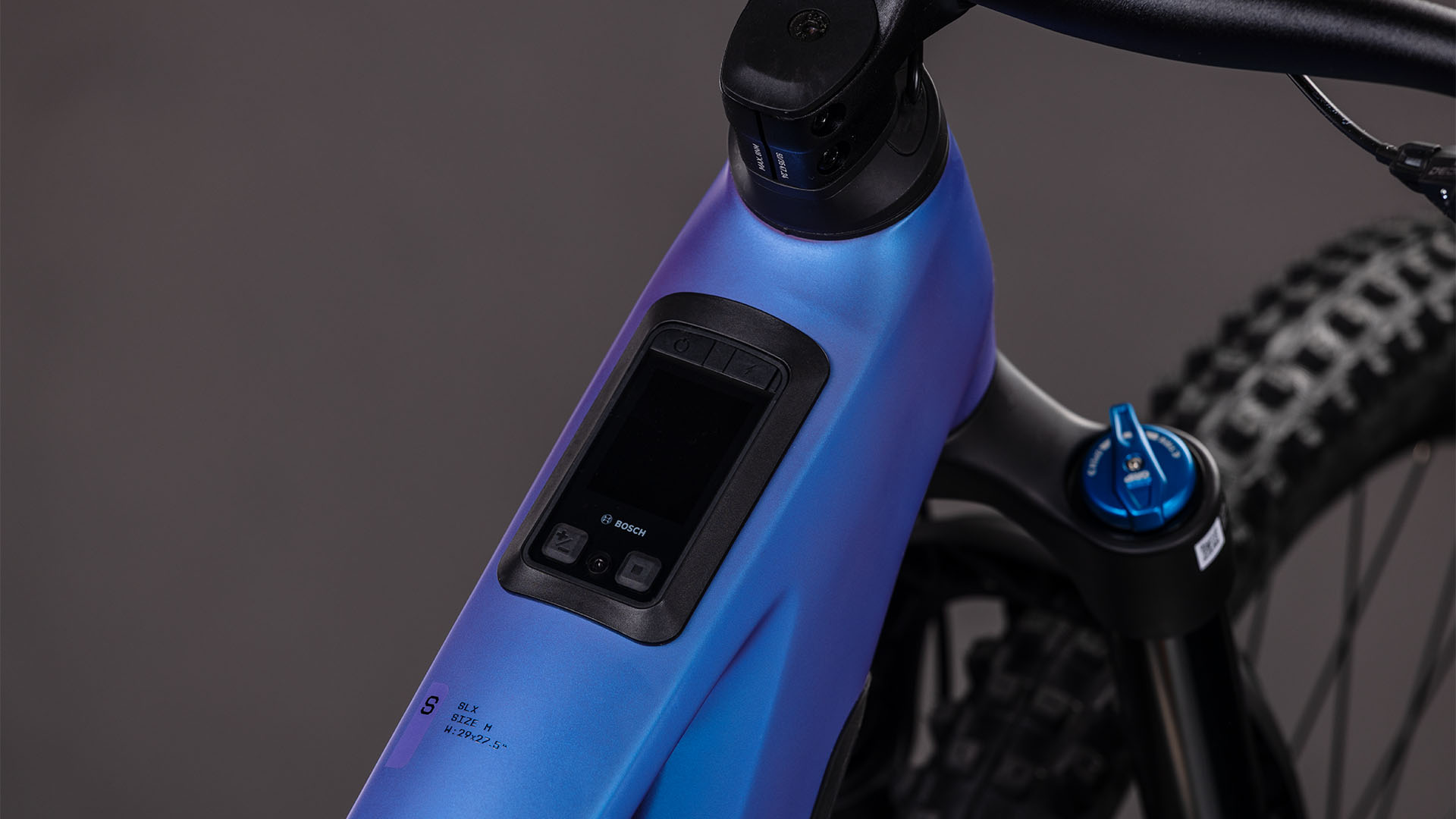 BICICLETA ELECTRICA CUBE STEREO HYBRID ONE77 HPC SLX 800 BLUEIRIS BLACK 2026 L [1]