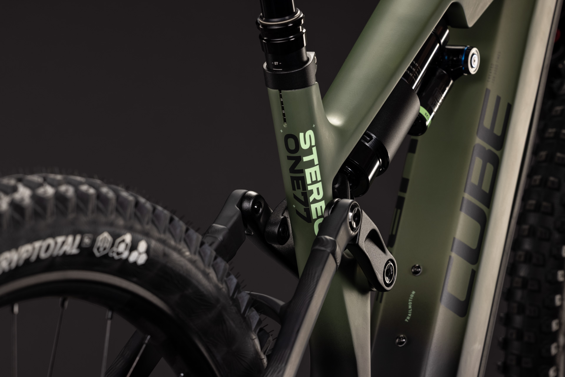 BICICLETA ELECTRICA CUBE STEREO HYBRID ONE77 HPC TM 800 REEDGREEN GILLS 2027 L [2]