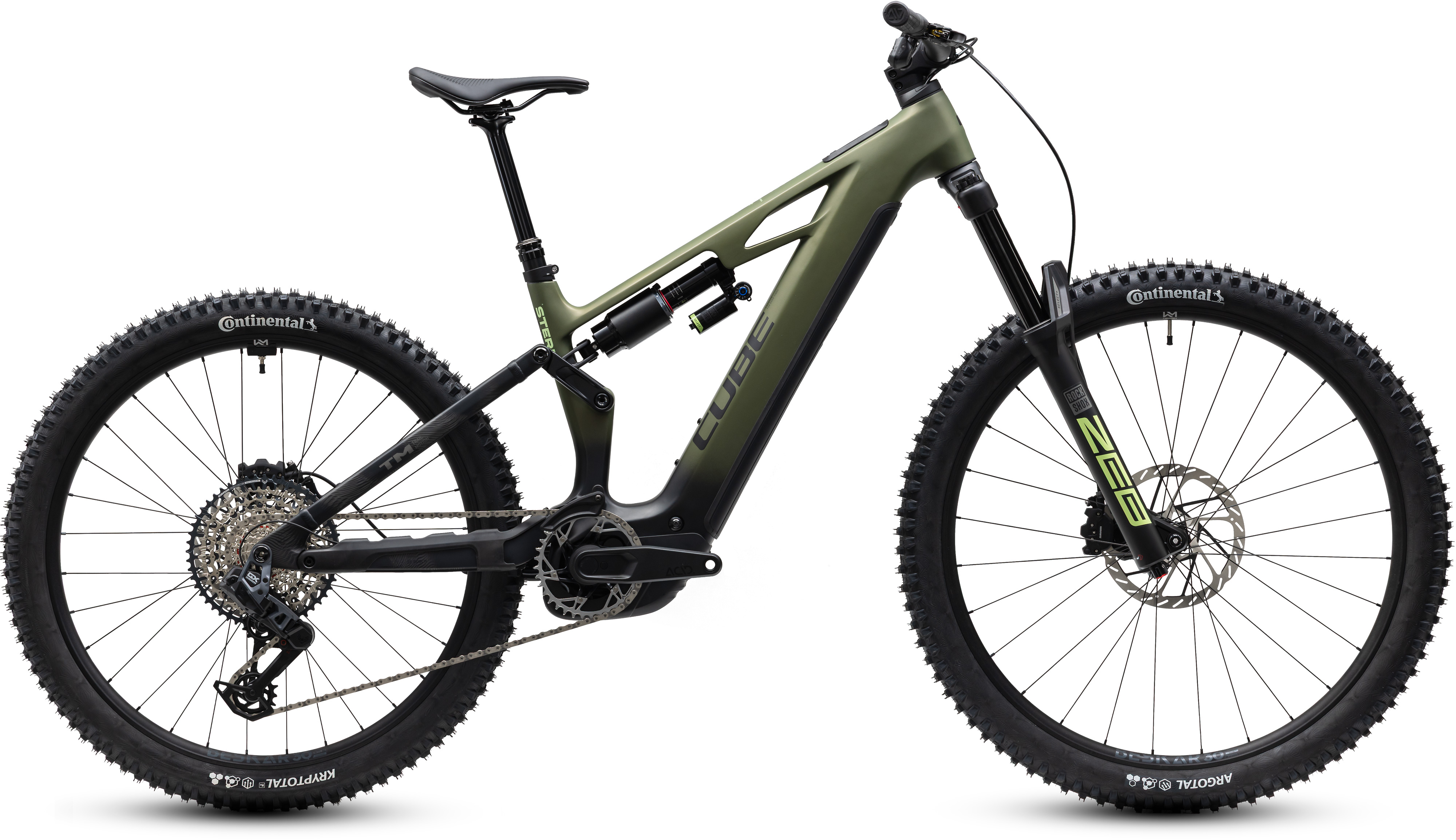 Ciclism - BICICLETA ELECTRICA CUBE STEREO HYBRID ONE77 HPC TM 800 REEDGREEN GILLS 2027 M