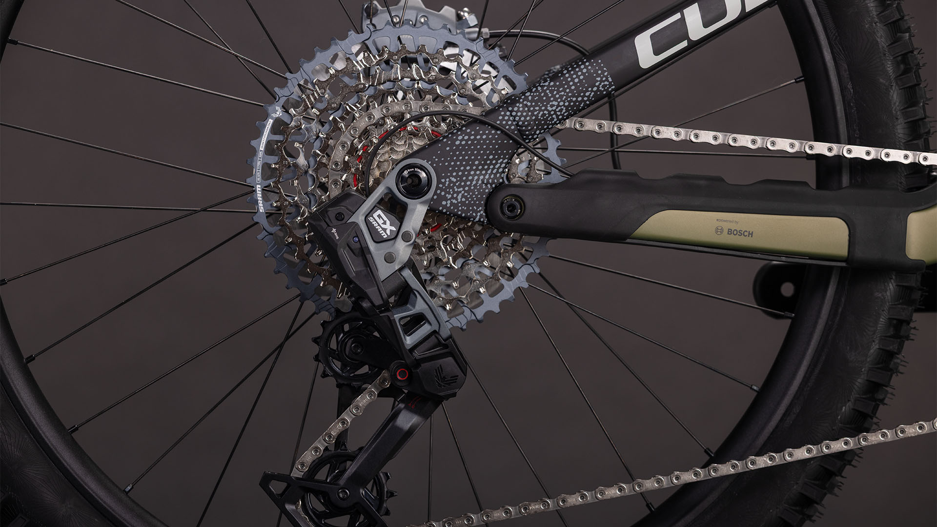 BICICLETA ELECTRICA CUBE STEREO HYBRID ONE77 HPC TM 800 REEDGREEN MATRIX 2026 S [4]