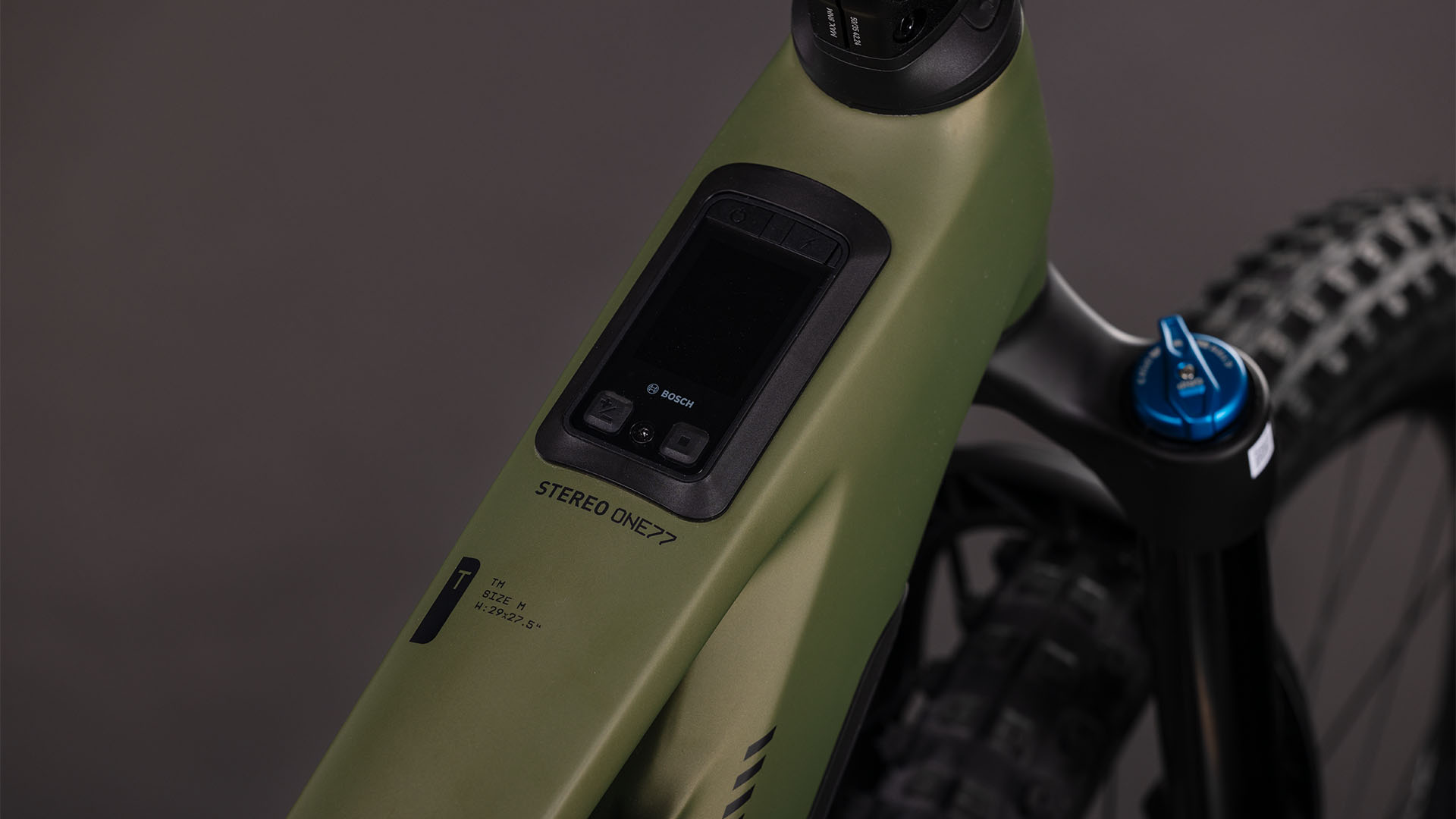 BICICLETA ELECTRICA CUBE STEREO HYBRID ONE77 HPC TM 800 REEDGREEN MATRIX 2026 XL [1]