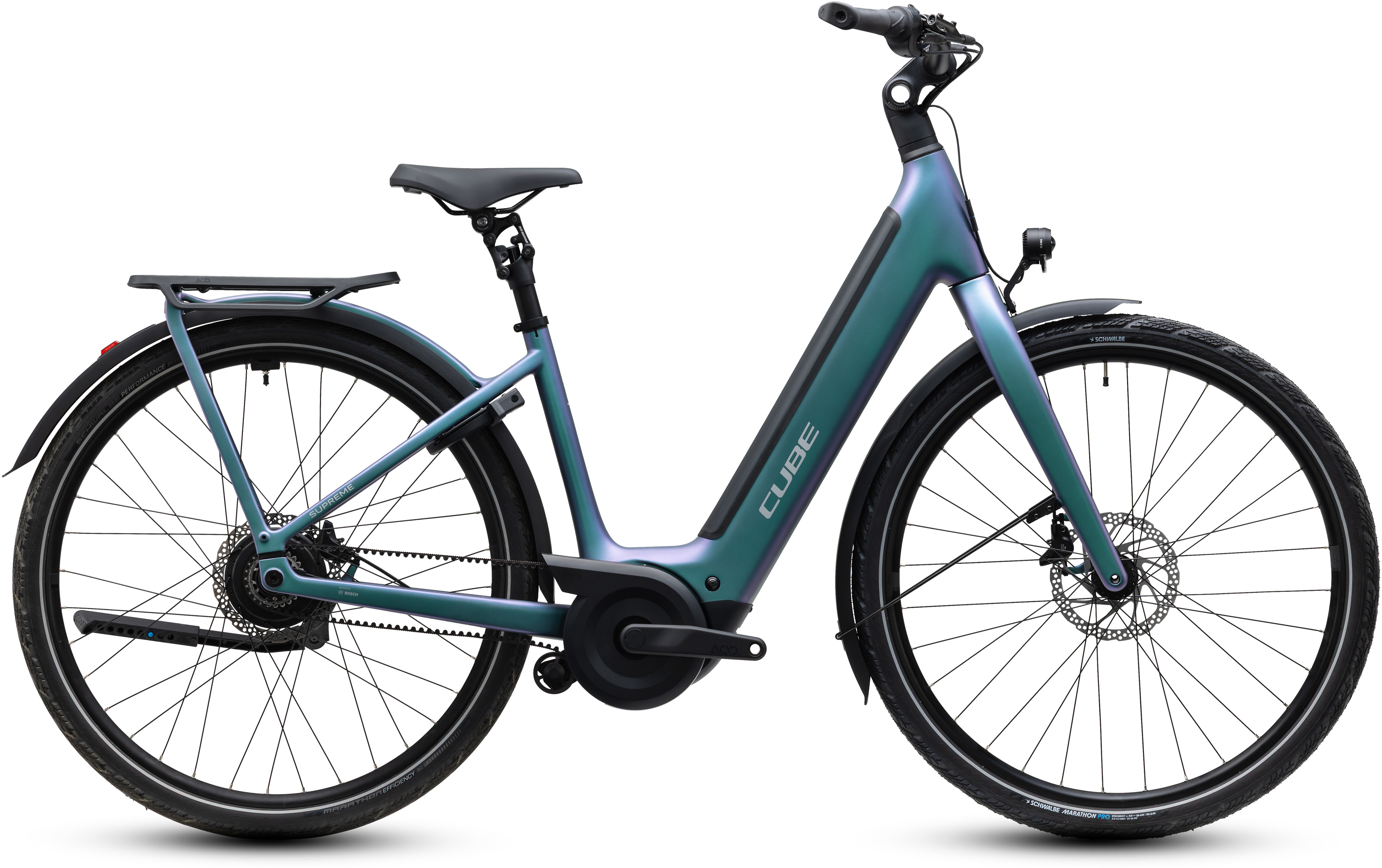 Ciclism - BICICLETA ELECTRICA CUBE SUPREME HYBRID C:62 DELUXE SLX 600 EASY ENTRY POLARLIGHT GREY 2027 54 cm