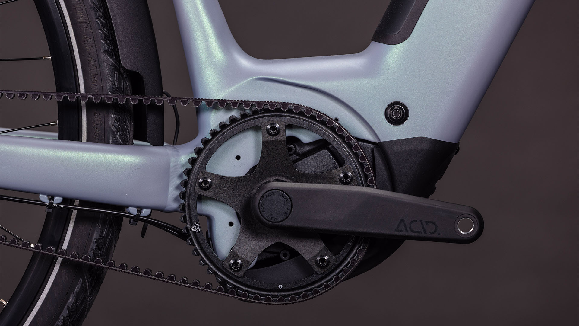 BICICLETA ELECTRICA CUBE SUPREME HYBRID DELUXE SLX 600 EASY ENTRY SEAGREY BLACK 2026 50 cm [3]