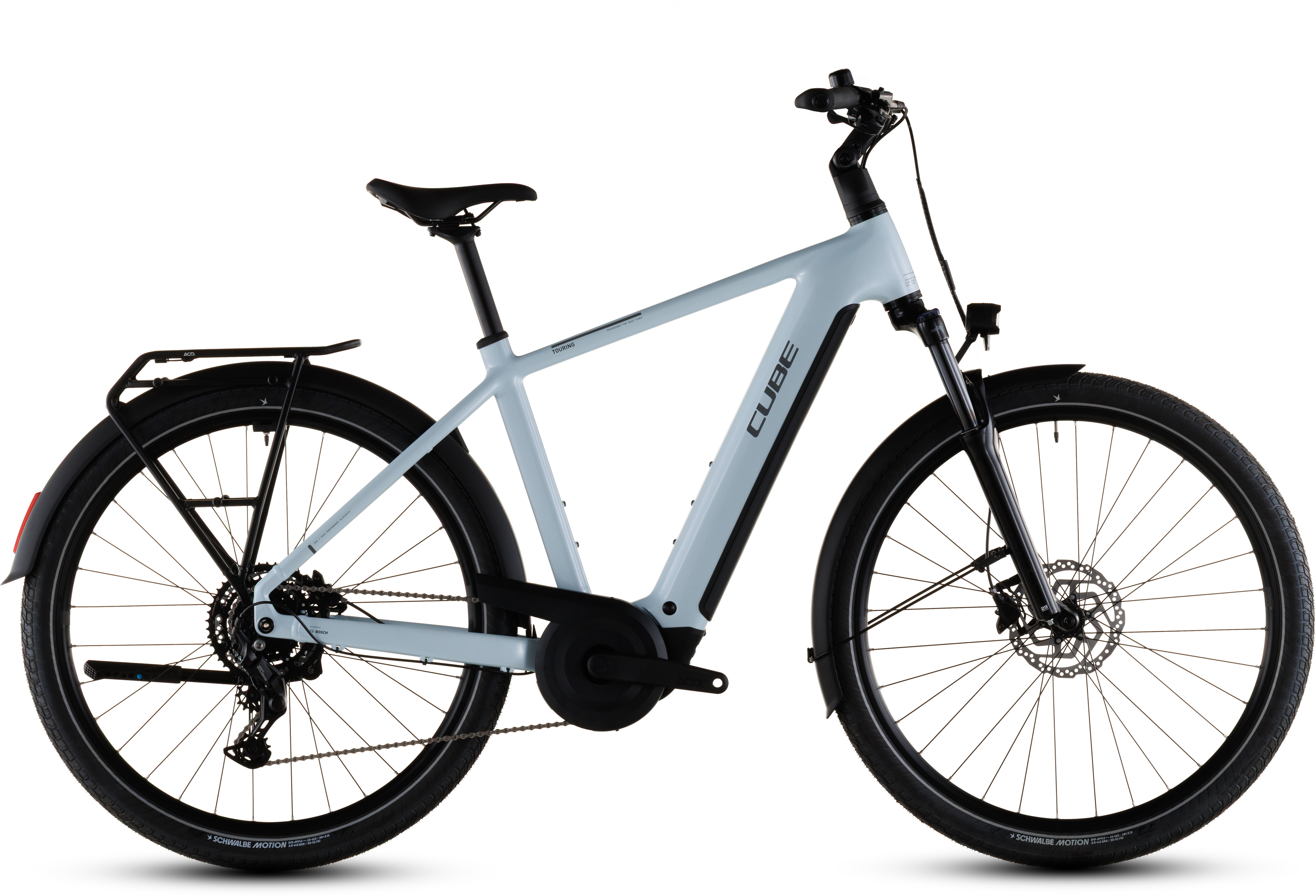 Ciclism - BICICLETA ELECTRICA CUBE TOURING HYBRID ONE 600 GLACIER REFLEX 2026 58 cm