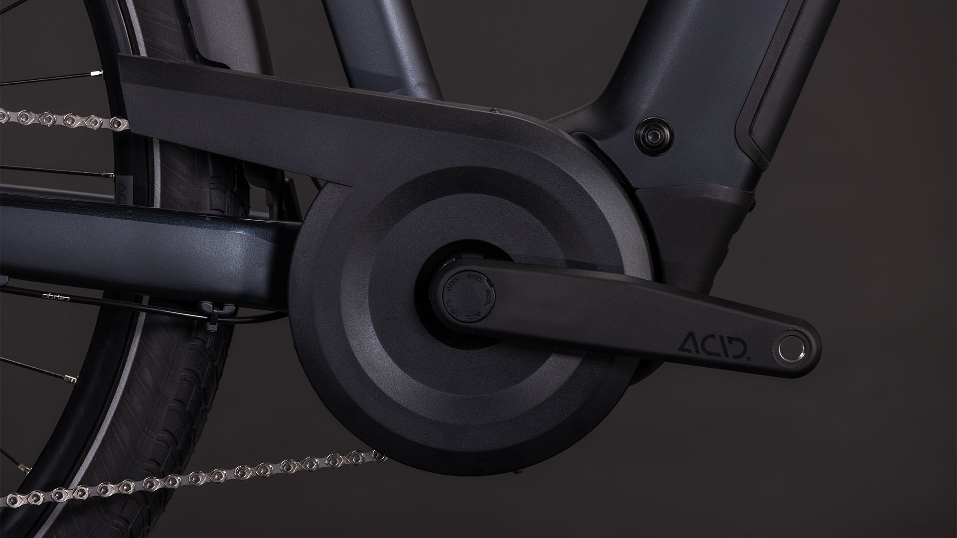 BICICLETA ELECTRICA CUBE TOURING HYBRID ONE 600 TRAPEZE COAL CHROME 2026 58cm [3]