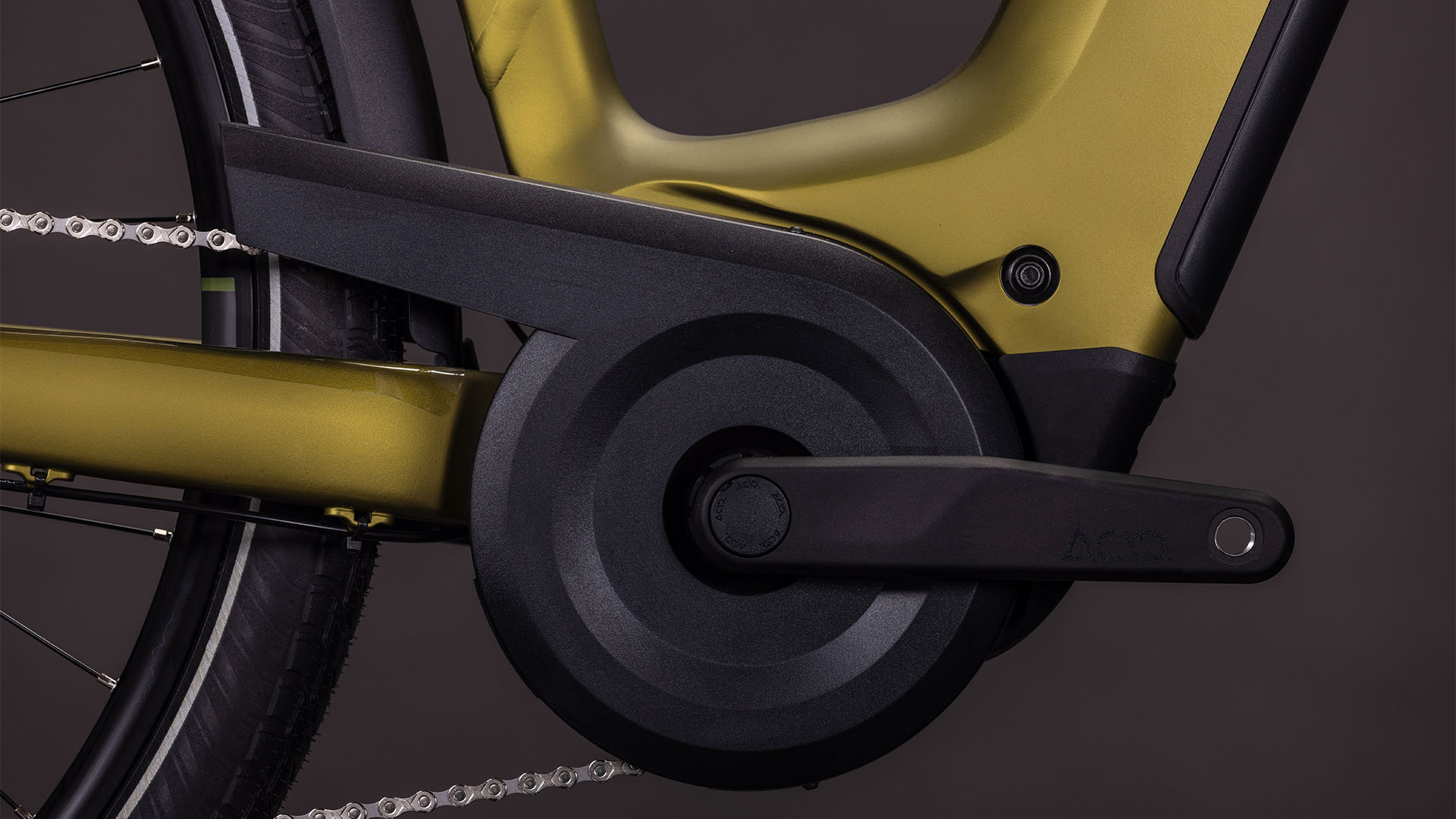 BICICLETA ELECTRICA CUBE TOURING HYBRID PRO 800 EASY ENTRY GOLDENLIME BLACK 2026 58cm [3]