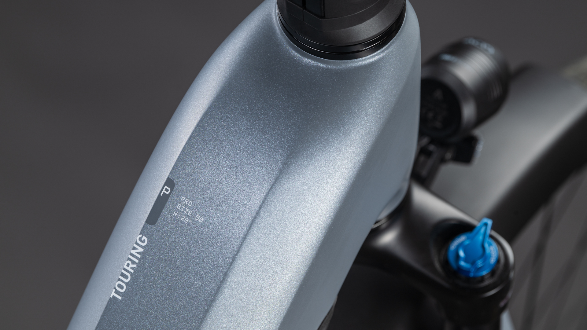 BICICLETA ELECTRICA CUBE TOURING HYBRID PRO 800 EASY ENTRY PEARLGREY GREY 2026 58cm [1]