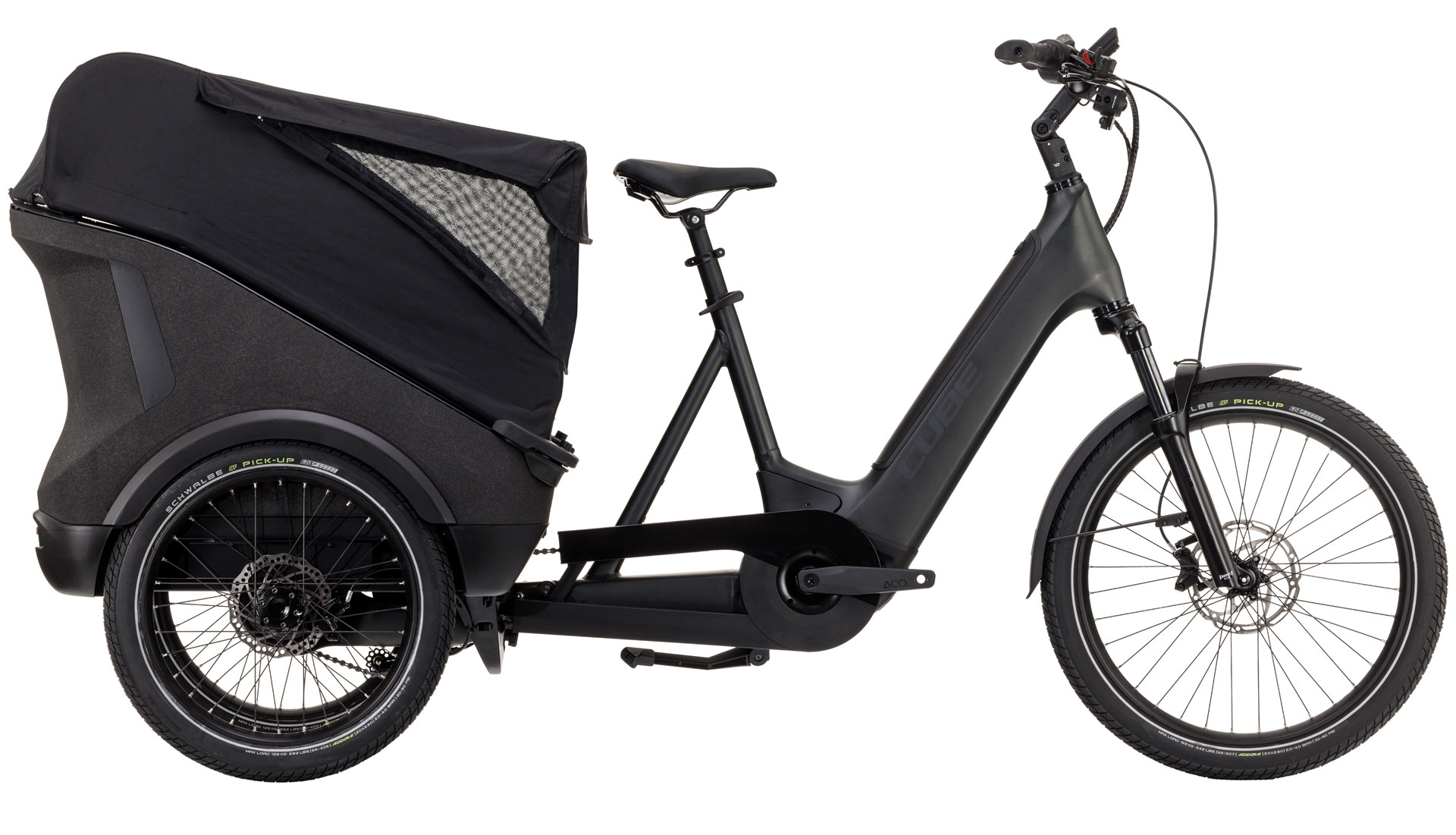 Biciclete electrice - BICICLETA ELECTRICA CUBE TRIKE CARGO HYBRID 1500 GREY REFLEX 2025 One Size