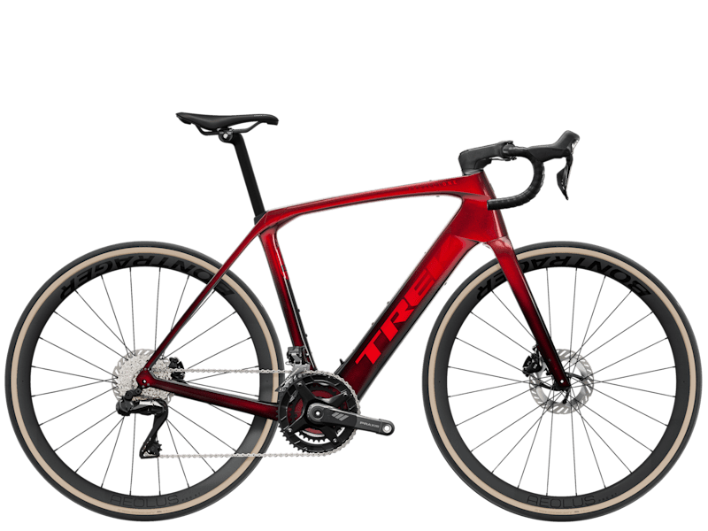 Biciclete - Bicicleta electrica Trek Domane+ SLR 7 50 Metallic Red Smoke/Red Carbon Smoke 60 cm