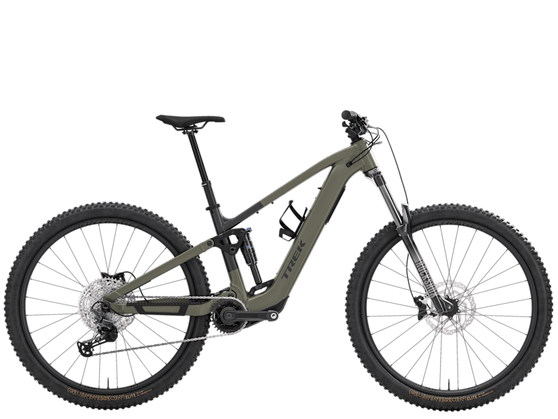 Ciclism - Bicicleta electrica Trek FUEL+ EX 5 EU Matte Olive Grey/Trek Black S