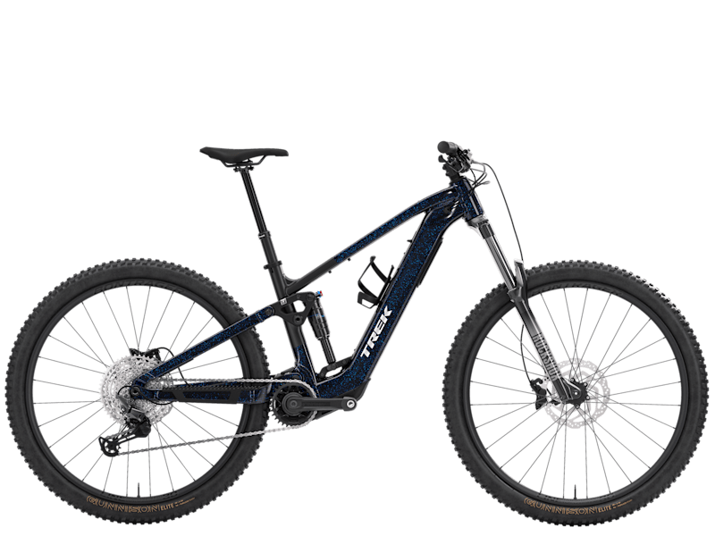 Ciclism - Bicicleta electrica Trek FUEL+ EX 5 EU Trek Black/Purple Flip Splatter M