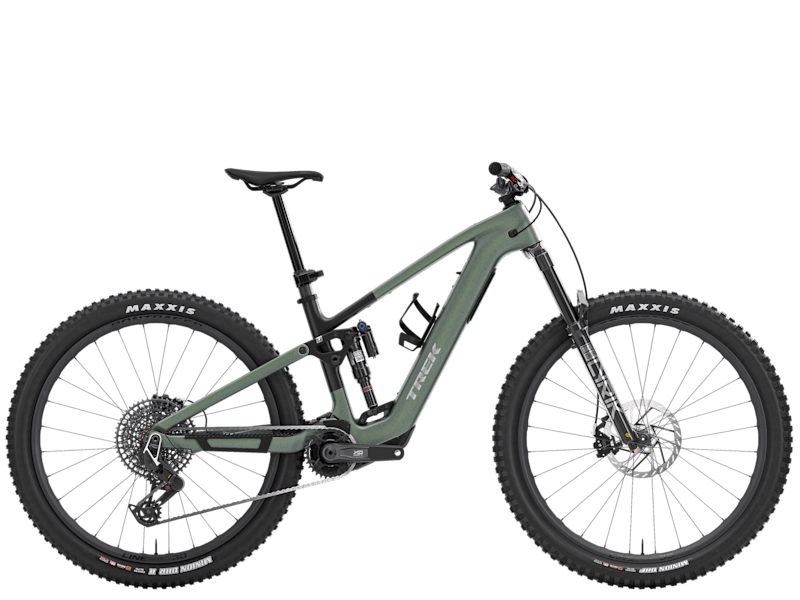 Ciclism - Bicicleta electrica Trek FUEL+ EX 9.9 X0 AXS EU Lichen Green/Keswick Green Splatter XL