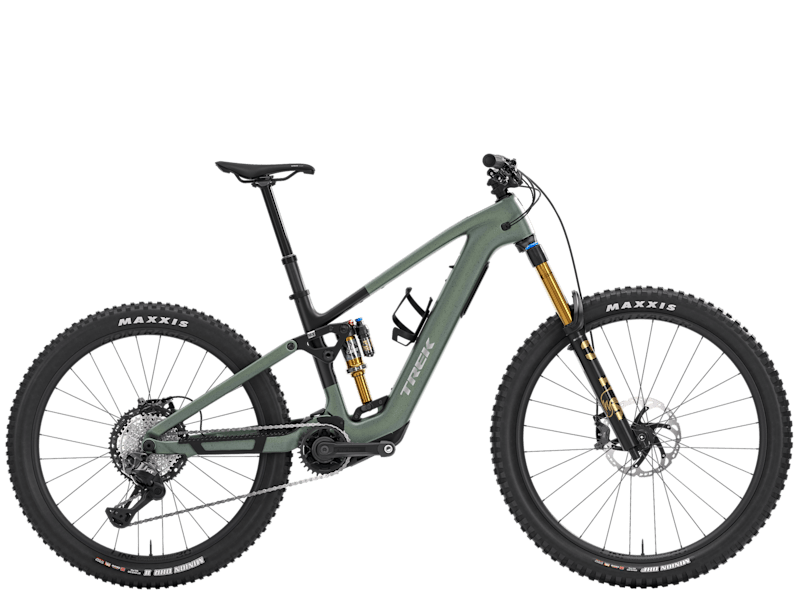 Ciclism - Bicicleta electrica Trek FUEL+ MX 9.8 XTDI2 EU Lichen Green/Keswick Green Splatter M