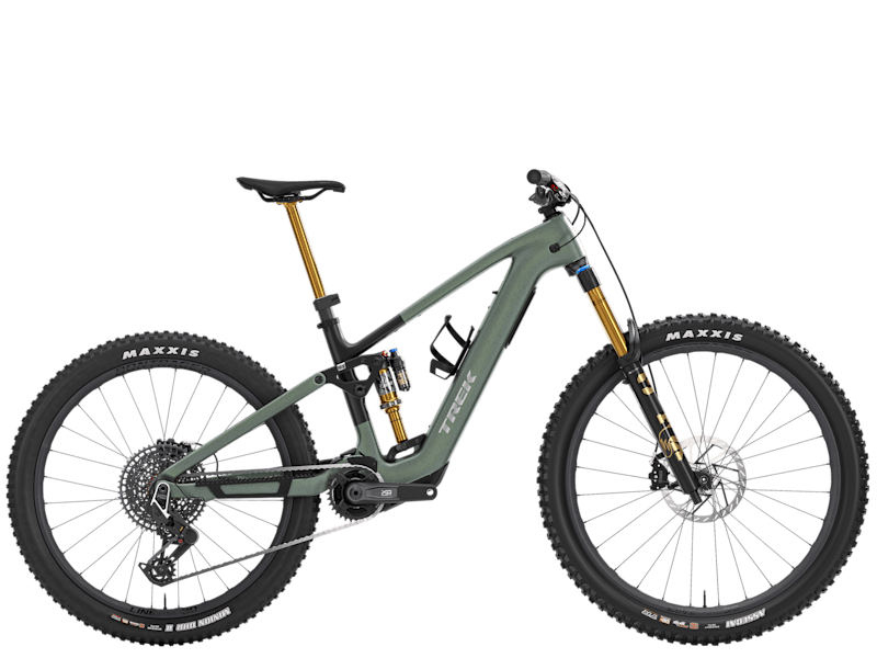 Ciclism - Bicicleta electrica Trek FUEL+ MX 9.9 X0 AXS EU Lichen Green/Keswick Green Splatter M