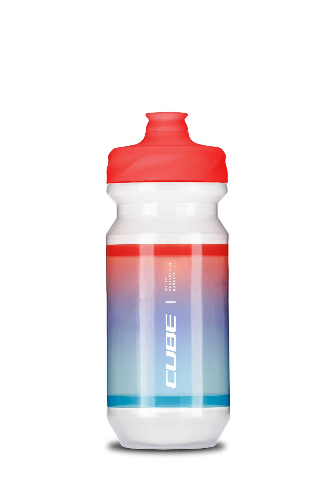 BIDON CUBE FLOW 500 TEAMLINE White/Blue/Red [1]