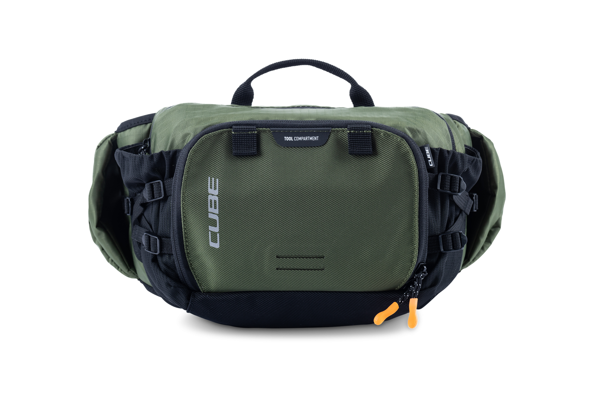 Ciclism - BORSETA CUBE HIP BAG VERTEX 3  OLIVE TM