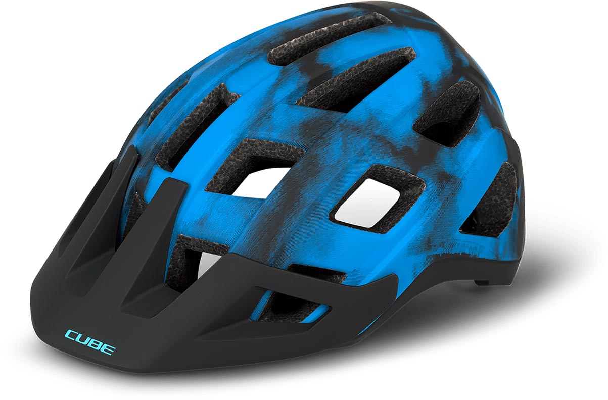 Ciclism - CASCA CUBE HELMET BADGER BLUE S (52-56cm)