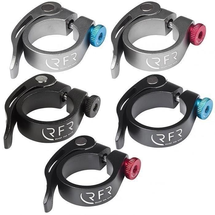 Ciclism - COLIER TIJA SA RFR QR 31.8MM - NEGRU/ROSU