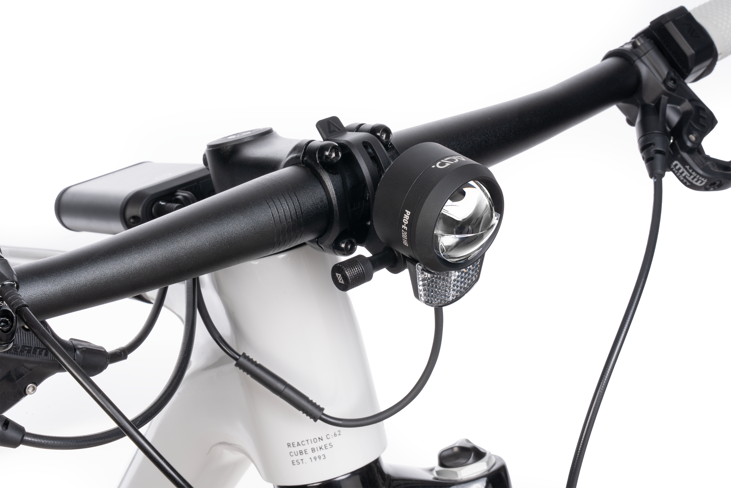 FAR E-BIKE ACID FRONT LIGHT PRO-E 200 HB POWERBANK Negru/Argintiu [2]