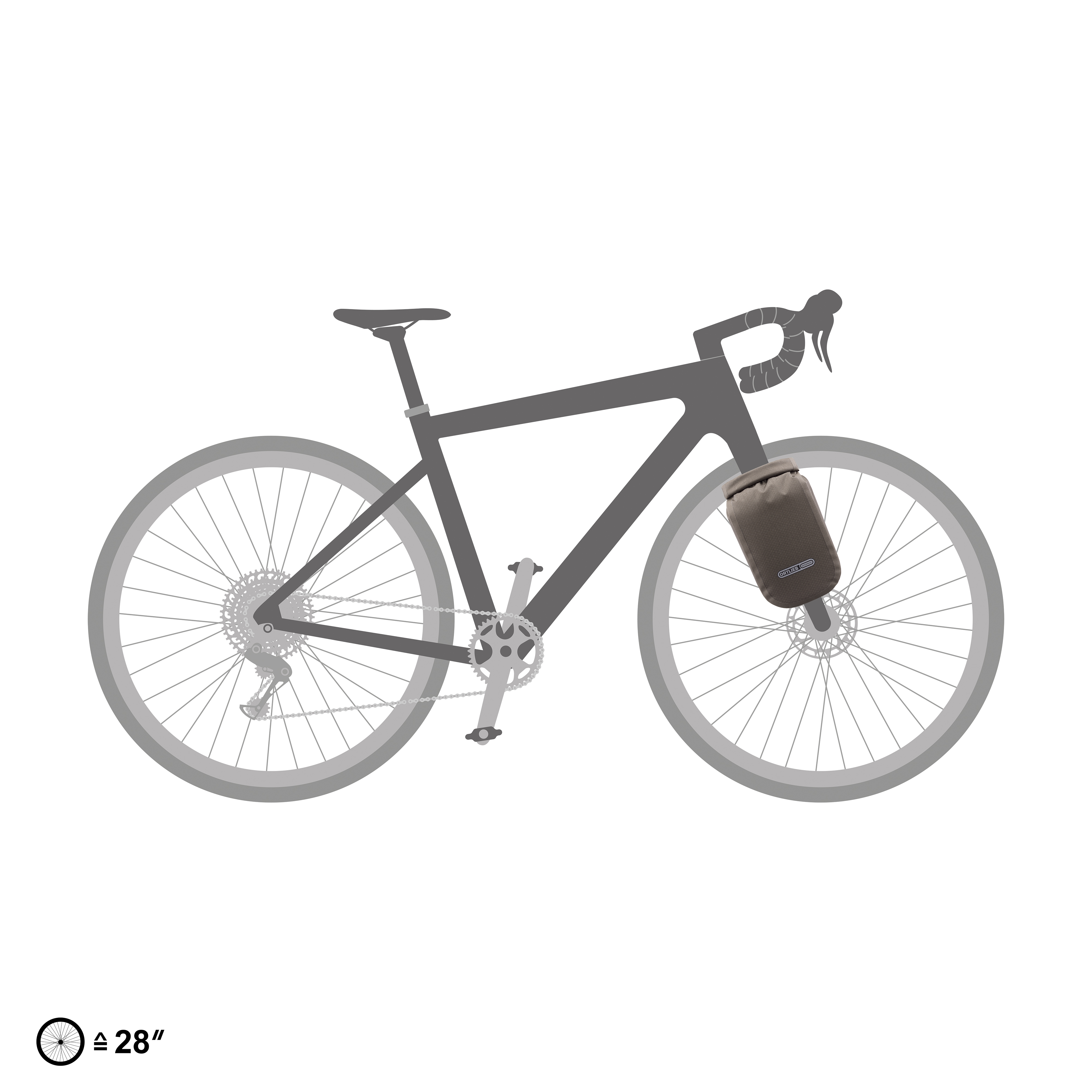 GEANTA FURCA ORTLIEB FORK-PACK 4.1L Dark sand [3]