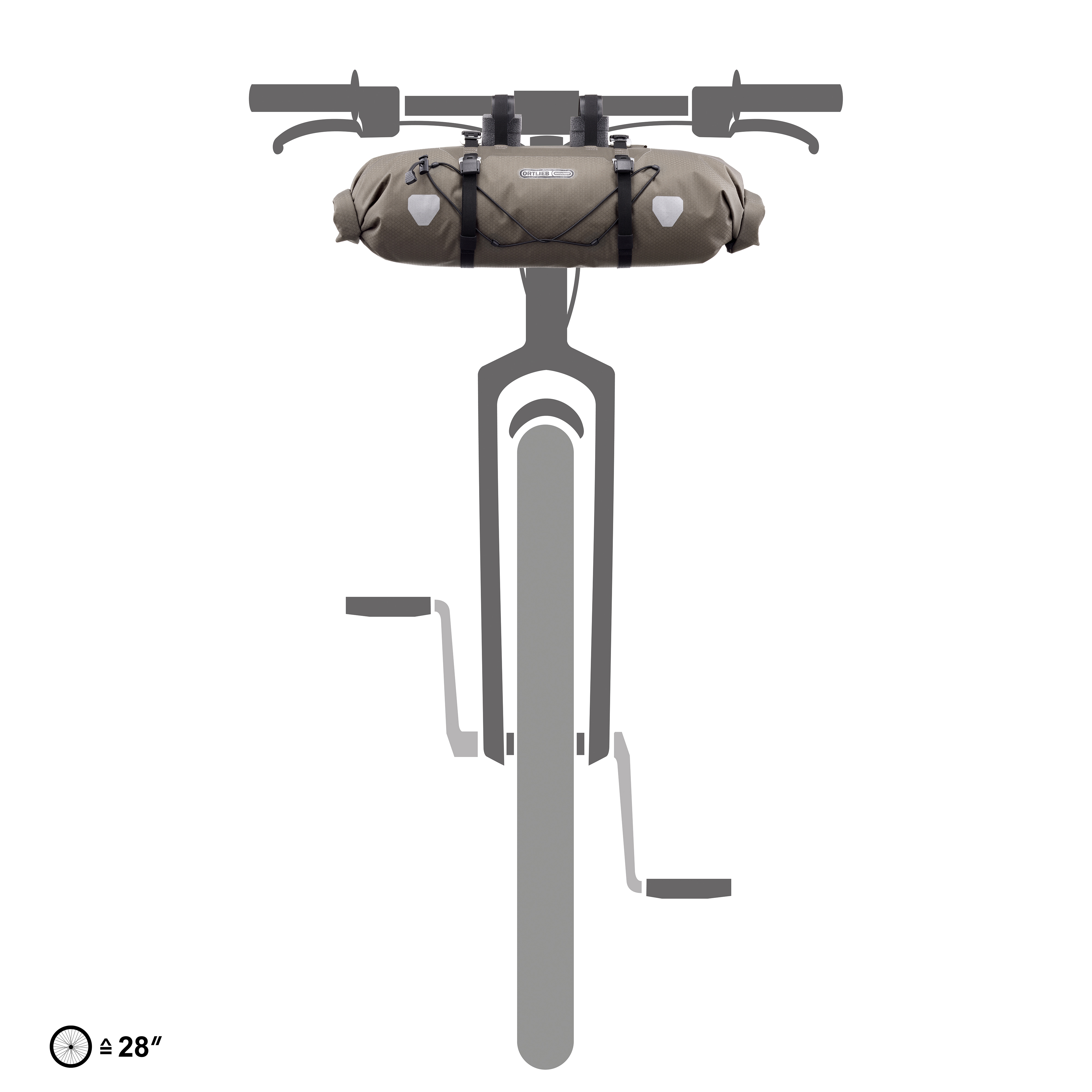 GEANTA GHIDON ORTLIEB HANDLEBAR-PACK 15L Dark sand [2]