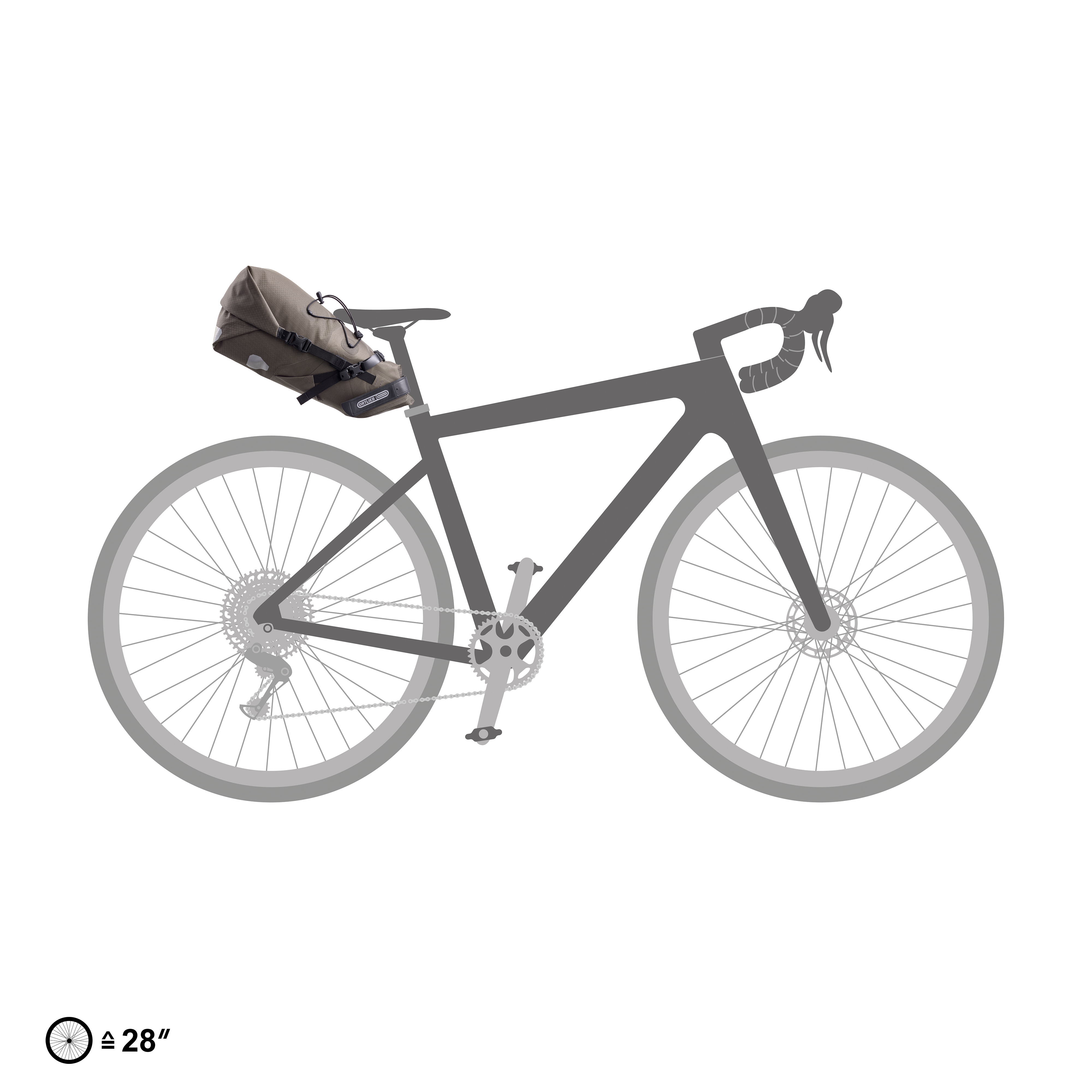 GEANTA SA ORTLIEB SEAT-PACK 11L Dark sand [1]