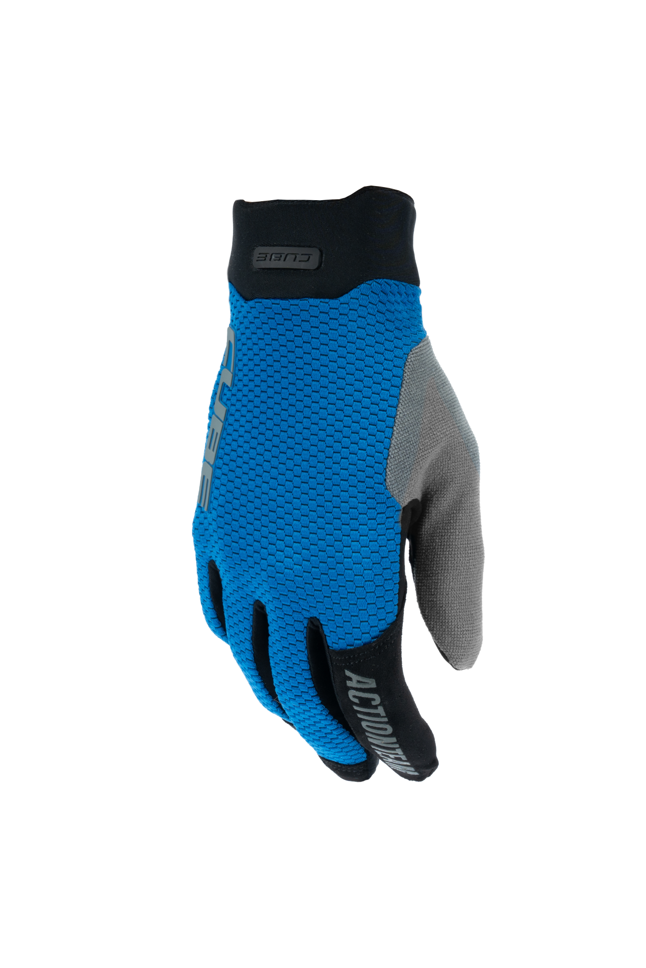 Ciclism - MANUSI CUBE GRAVITY LONG FINGER X ACTIONTEAM BLUE XL