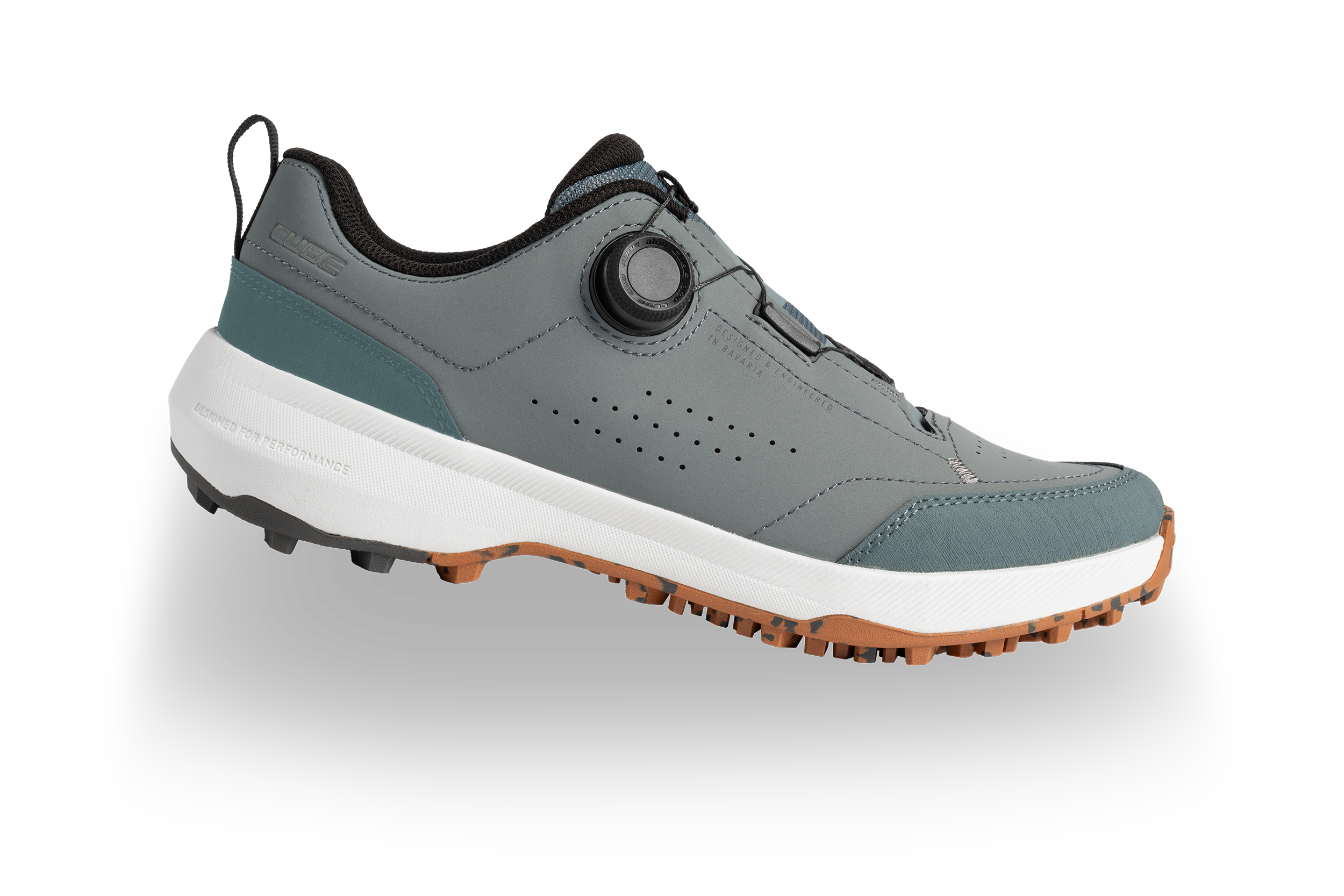 Ciclism - PANTOFI CICLISM CUBE LOXIA PRO BLUE/SAND 42