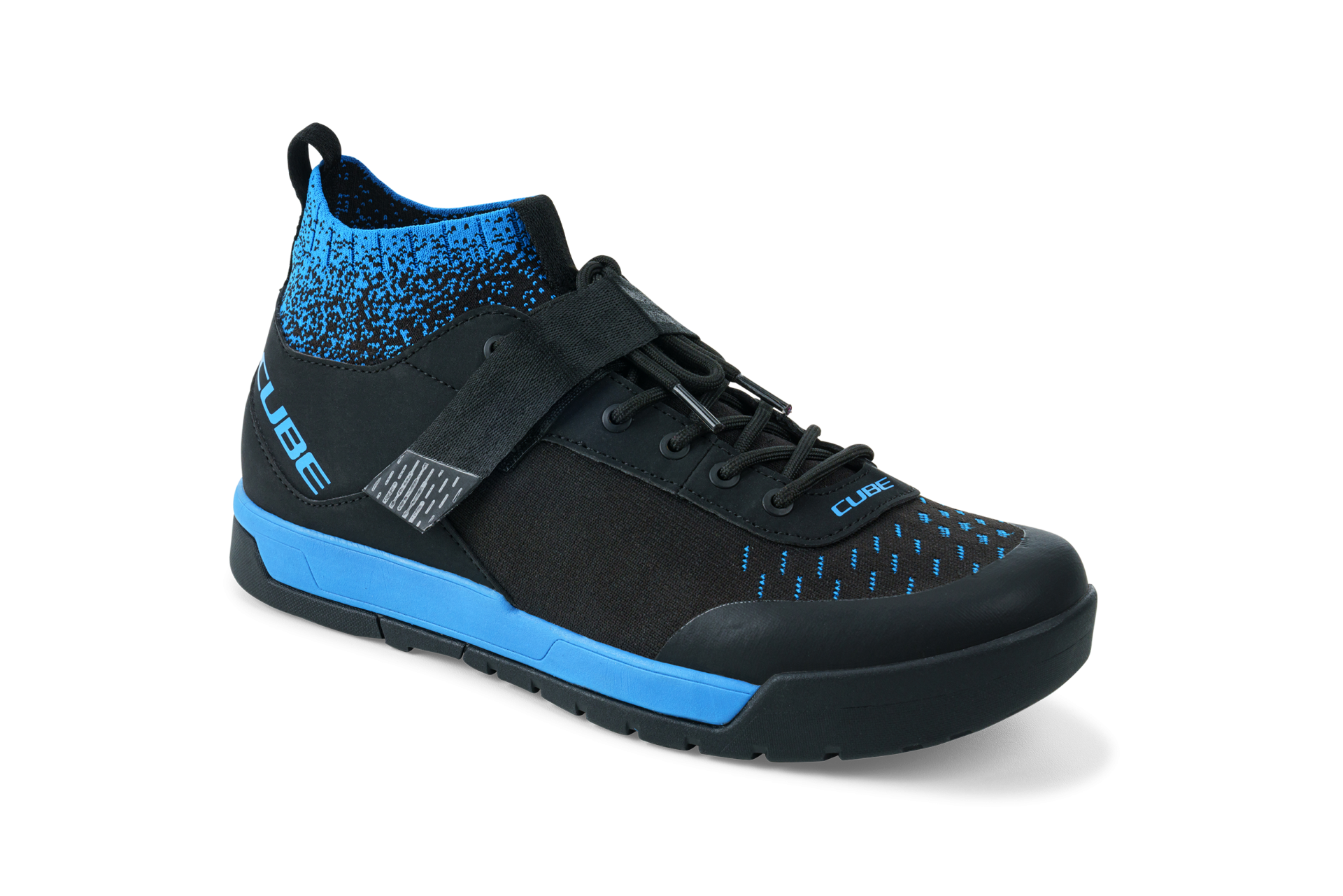 Ciclism - PANTOFI CICLISM CUBE SHOES GTY STRIX BLACK BLUE 36