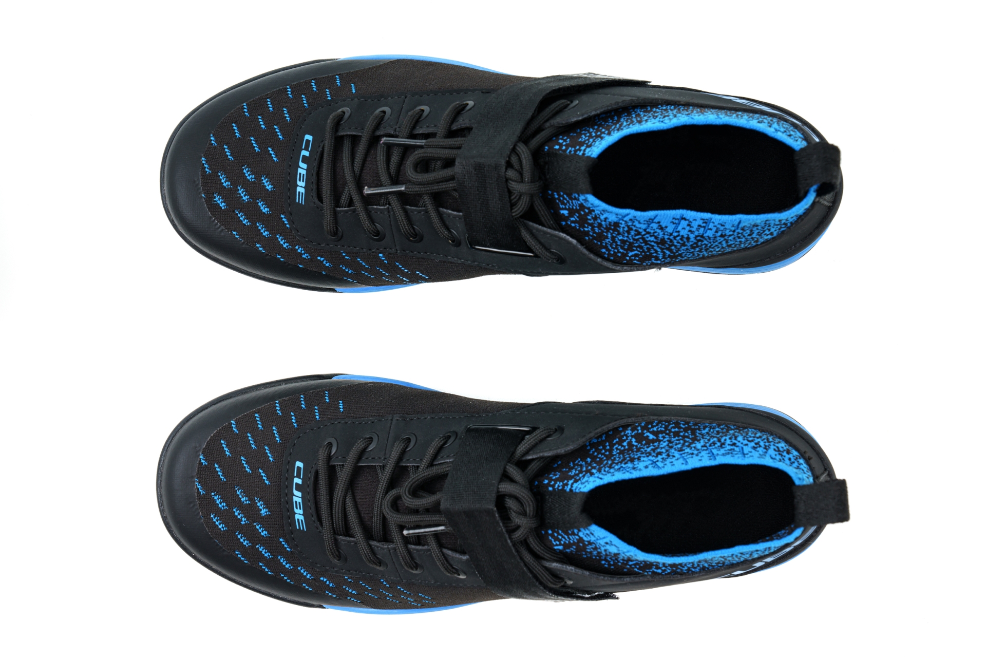 PANTOFI CICLISM CUBE SHOES GTY STRIX BLACK BLUE 45 [1]