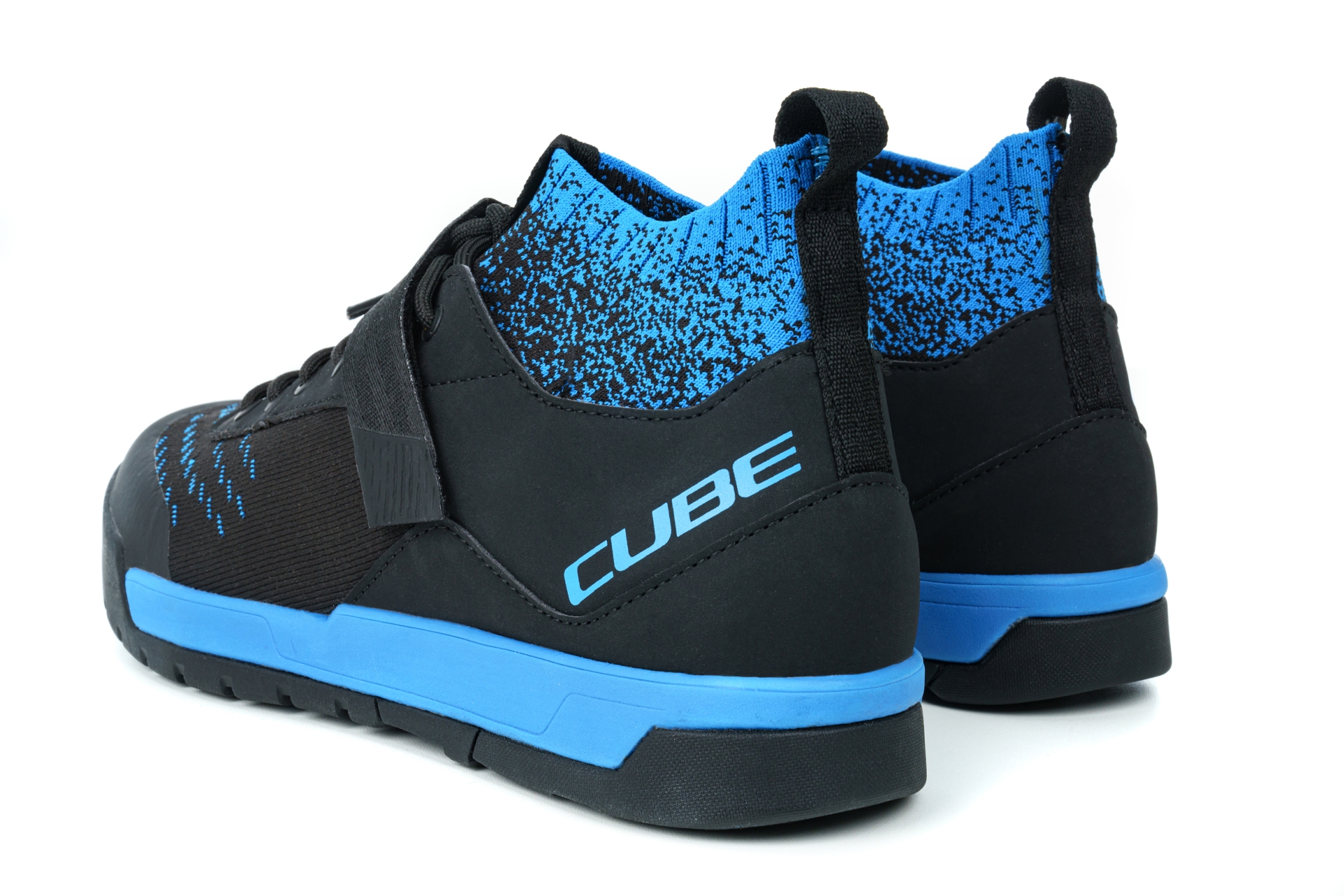 PANTOFI CICLISM CUBE SHOES GTY STRIX BLACK BLUE 45 [3]
