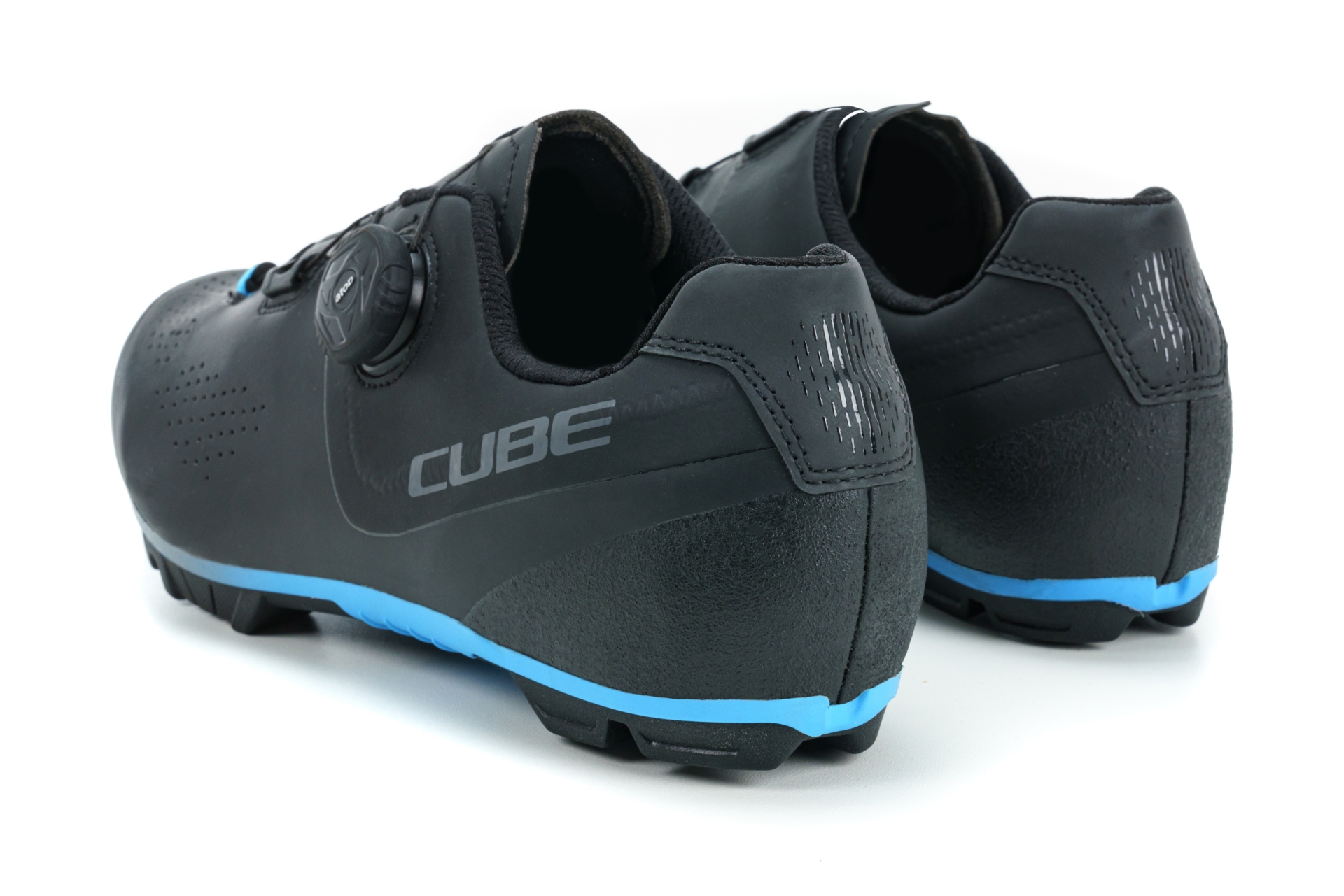 PANTOFI CICLISM CUBE SHOES MTB PEAK PRO BLACK BLUE 39 [3]