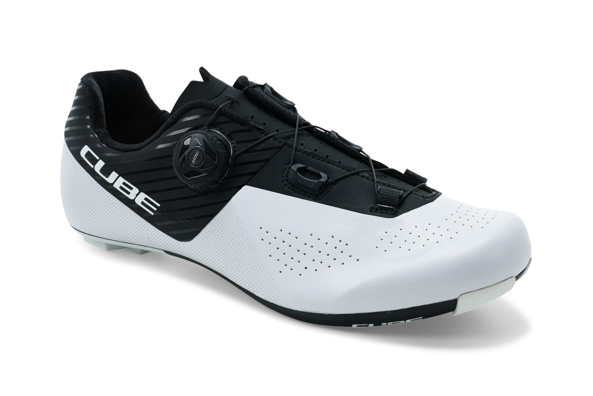 Ciclism - PANTOFI CICLISM CUBE SHOES RD SYDRIX PRO BLACK WHITE 43