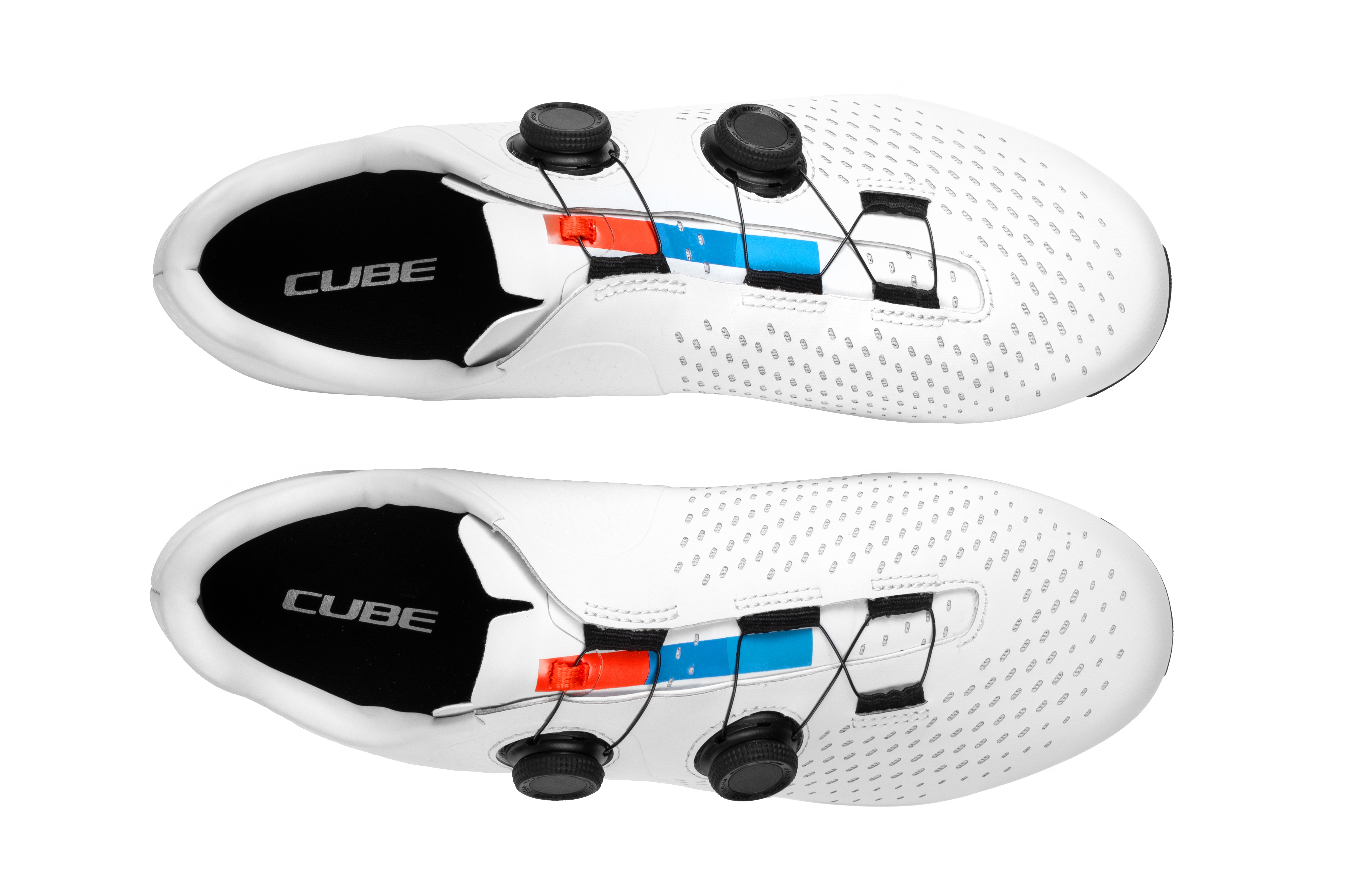 PANTOFI CICLISM CUBE SYDRIZ PRO GREY/BLUE/RED 38 [1]