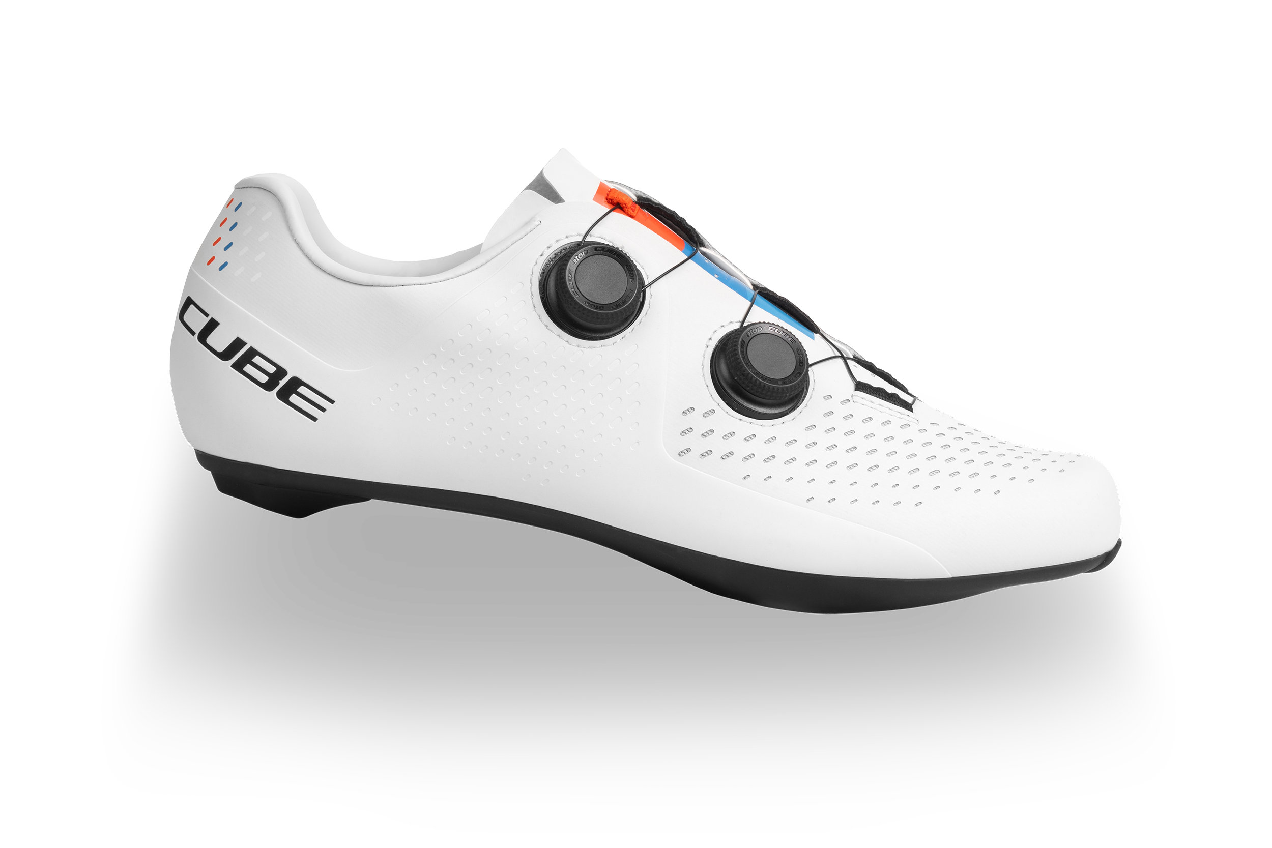 Ciclism - PANTOFI CICLISM CUBE SYDRIZ PRO GREY/BLUE/RED 45