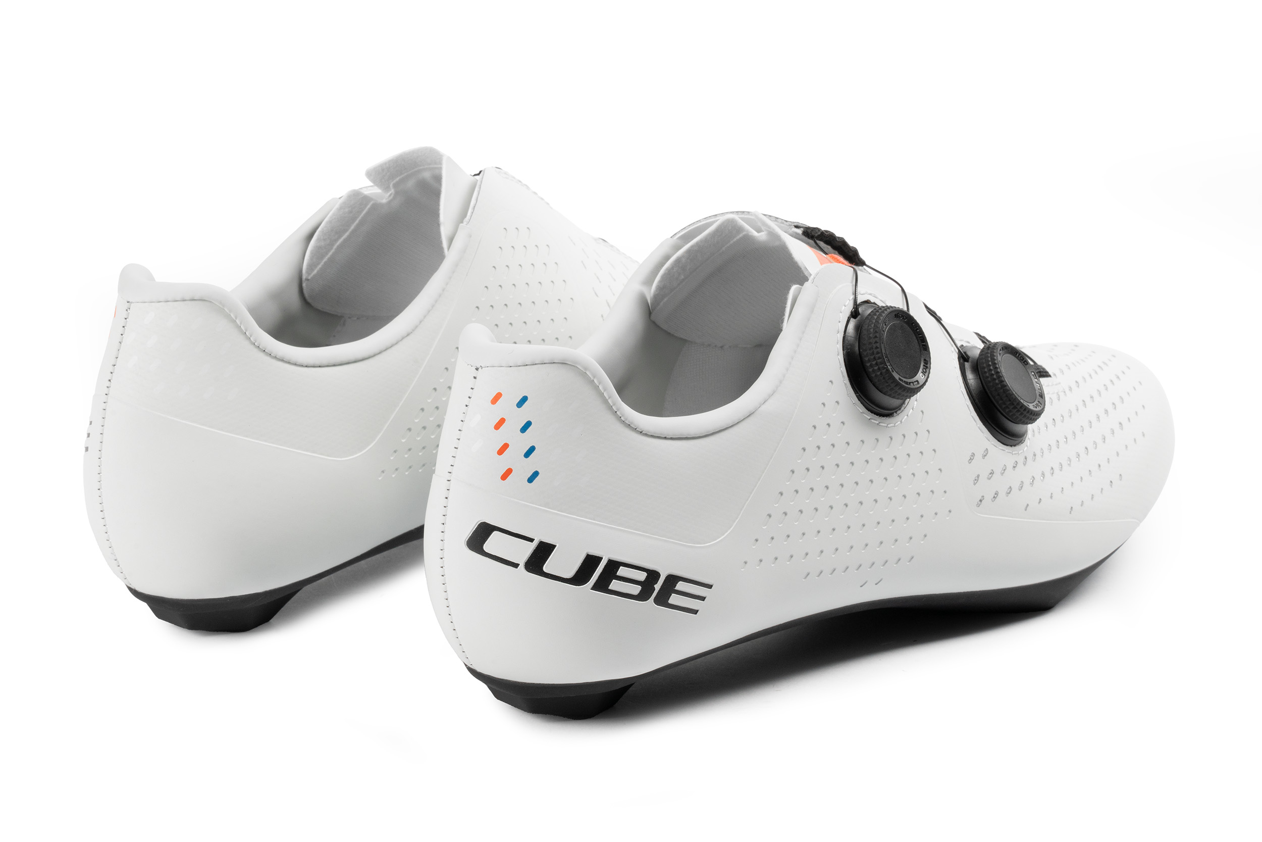 PANTOFI CICLISM CUBE SYDRIZ PRO GREY/BLUE/RED 47 [3]