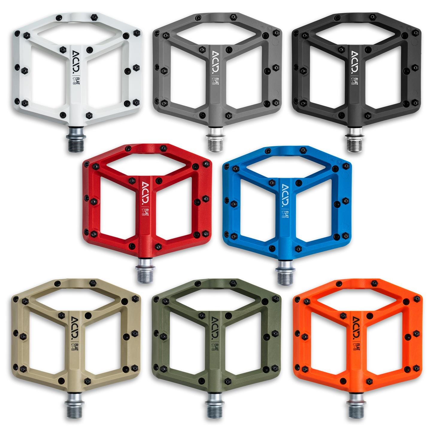 Ciclism - PEDALE ACID FLAT C1-IB GREY