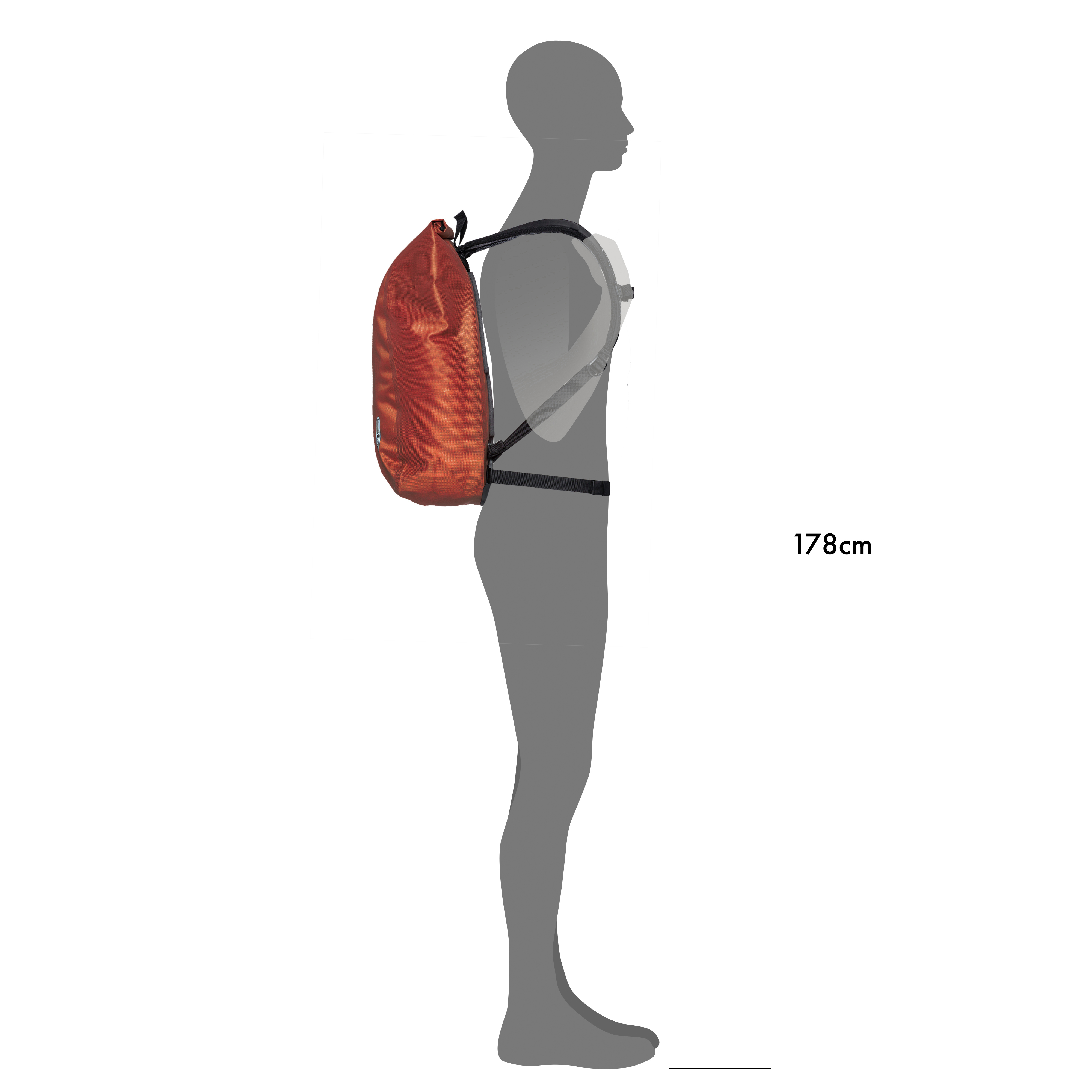 RUCSAC ORTLIEB VELOCITY LITE 23L Rooibos [4]