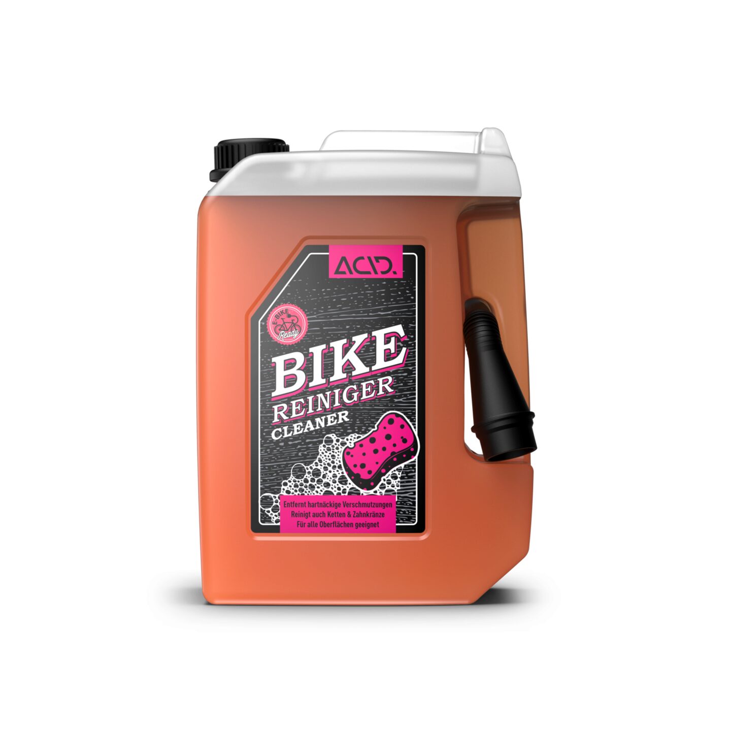 Ciclism - SOLUTIE SPALARE BICICLETA ACID BIKE CLEANER 5 LITRI
