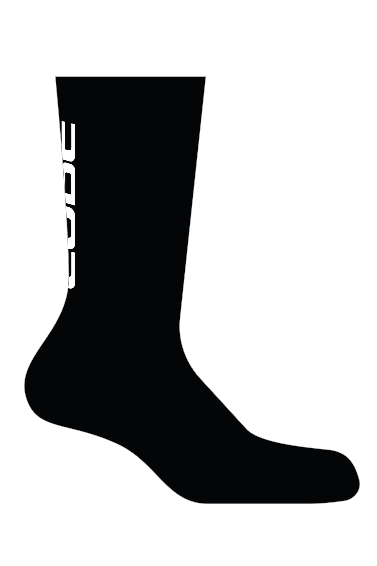 SOSETE CUBE SOCKS HIGH CUT ATX BLACK 36-39 [1]