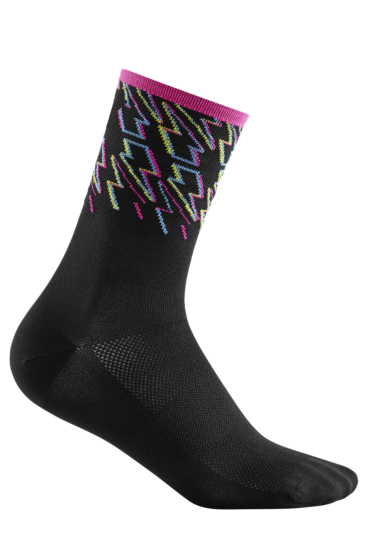 Ciclism - SOSETE CUBE SOCKS HIGH CUT BLACKLINE BLACK BLUE/PINK 44-47