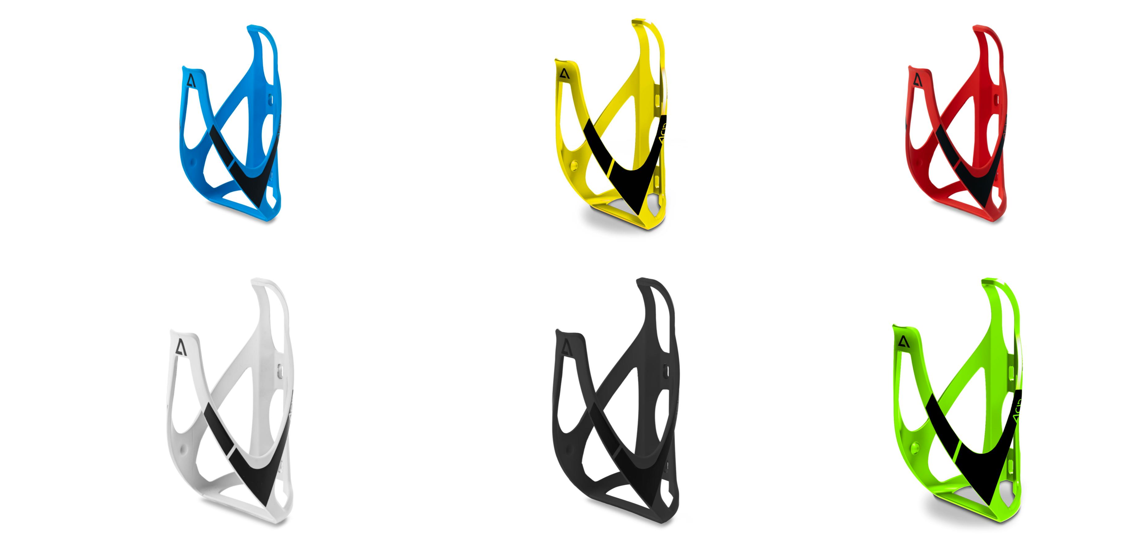 Ciclism - SUPORT BIDON ACID BOTTLE CAGE HPP  GALBEN NEGRU