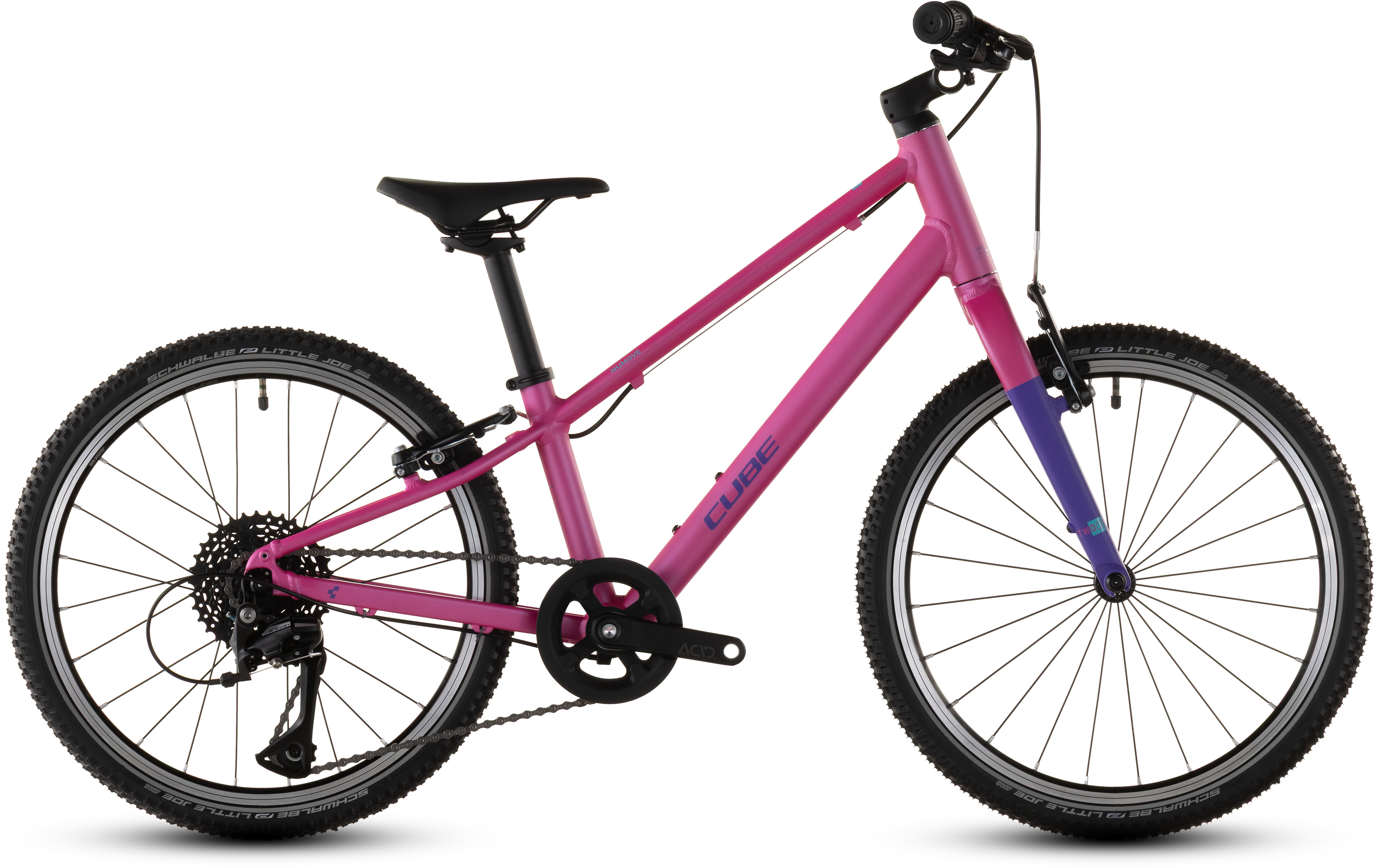 Copii BICICLETA COPII CUBE NUMOVE 200 FUCSIA PLUM 2026 roti