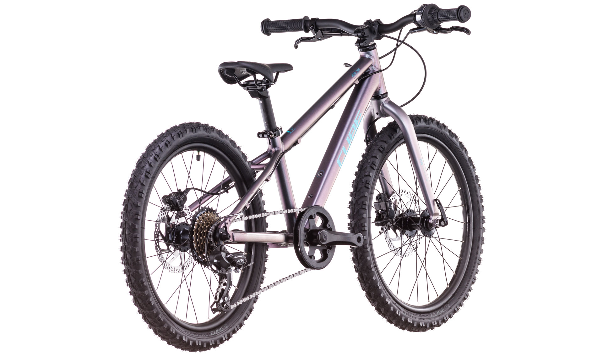 Copii BICICLETA CUBE ACID 200 DISC GALACTIC CYAN 2025 roti 2
