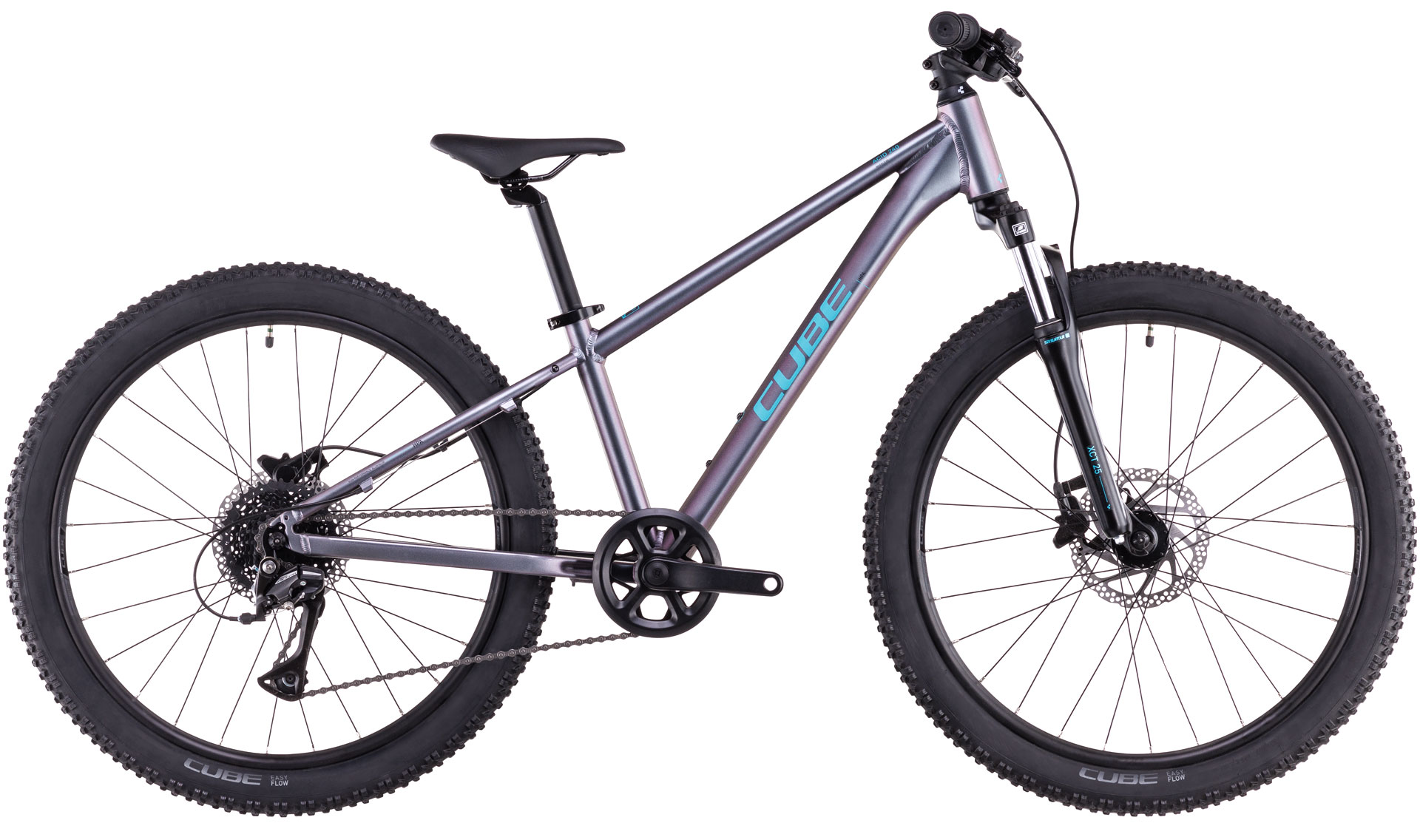 ギャイアンと Copii BICICLETA CUBE ACID 240 DISC GALACTIC CYAN 2025 roti 2